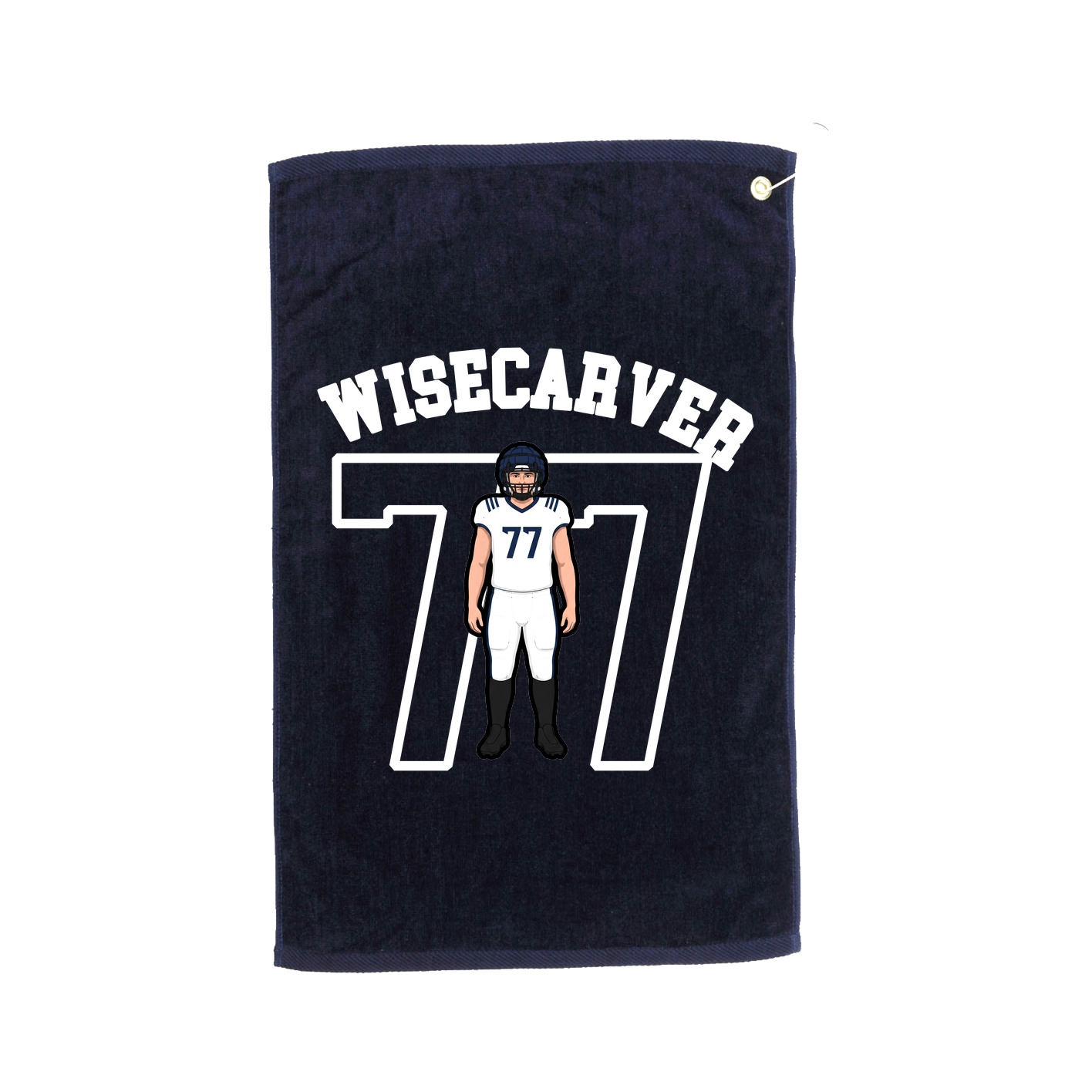 Golf Towel — Shirsey Arch in Navy