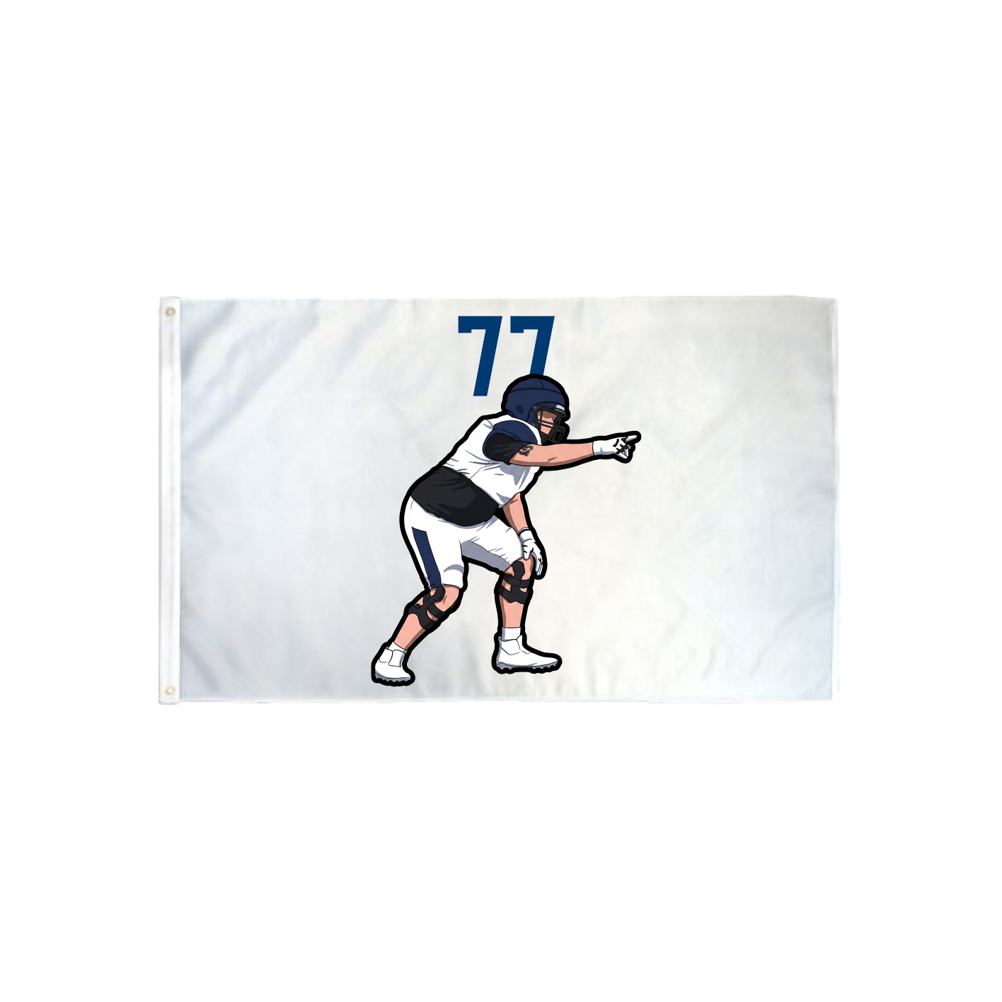 3x5 Flag — Number Top in Classic