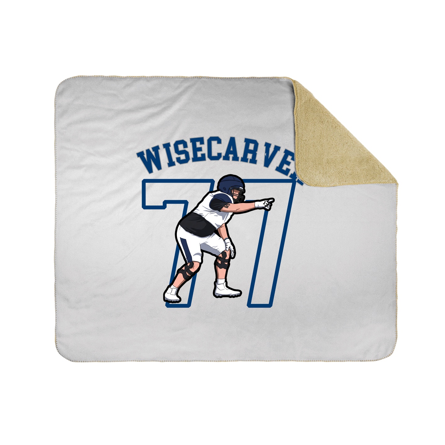 Throw Blanket — Shirsey Arch in White