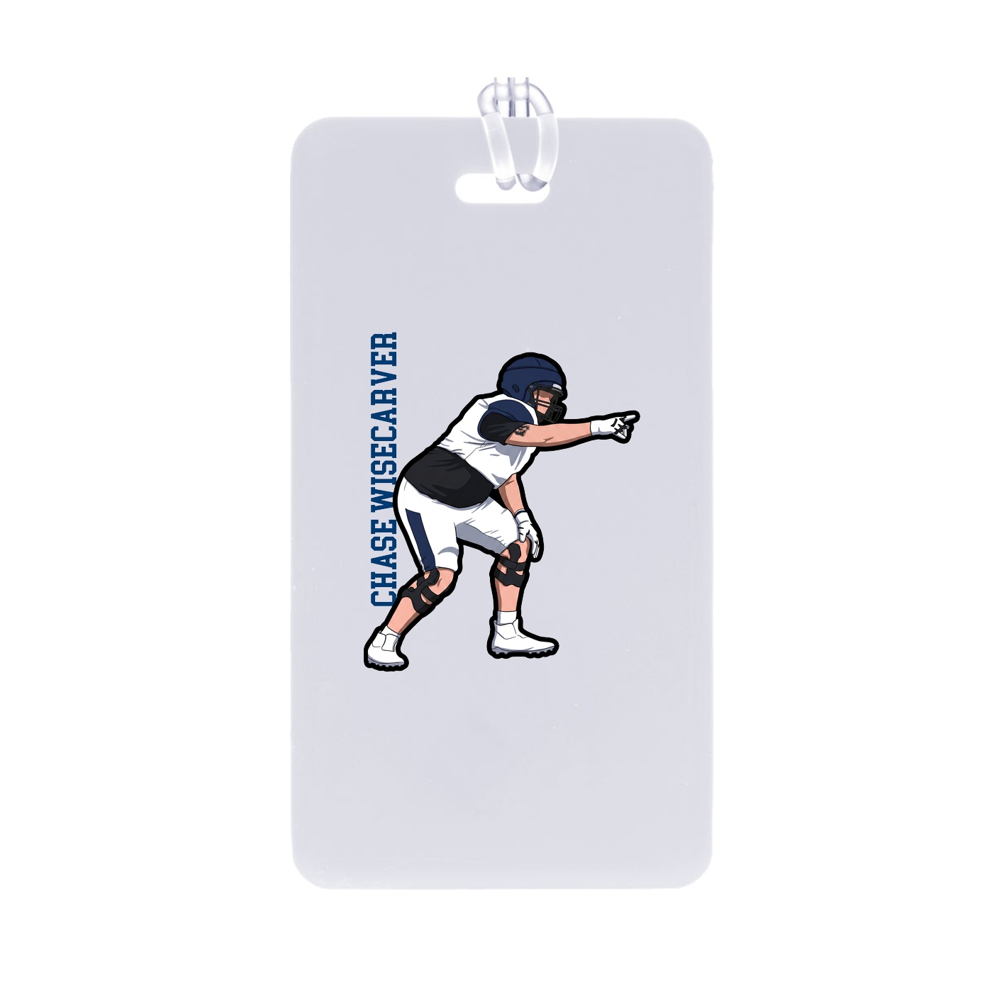 Bag Tag — Name Vertical in Classic