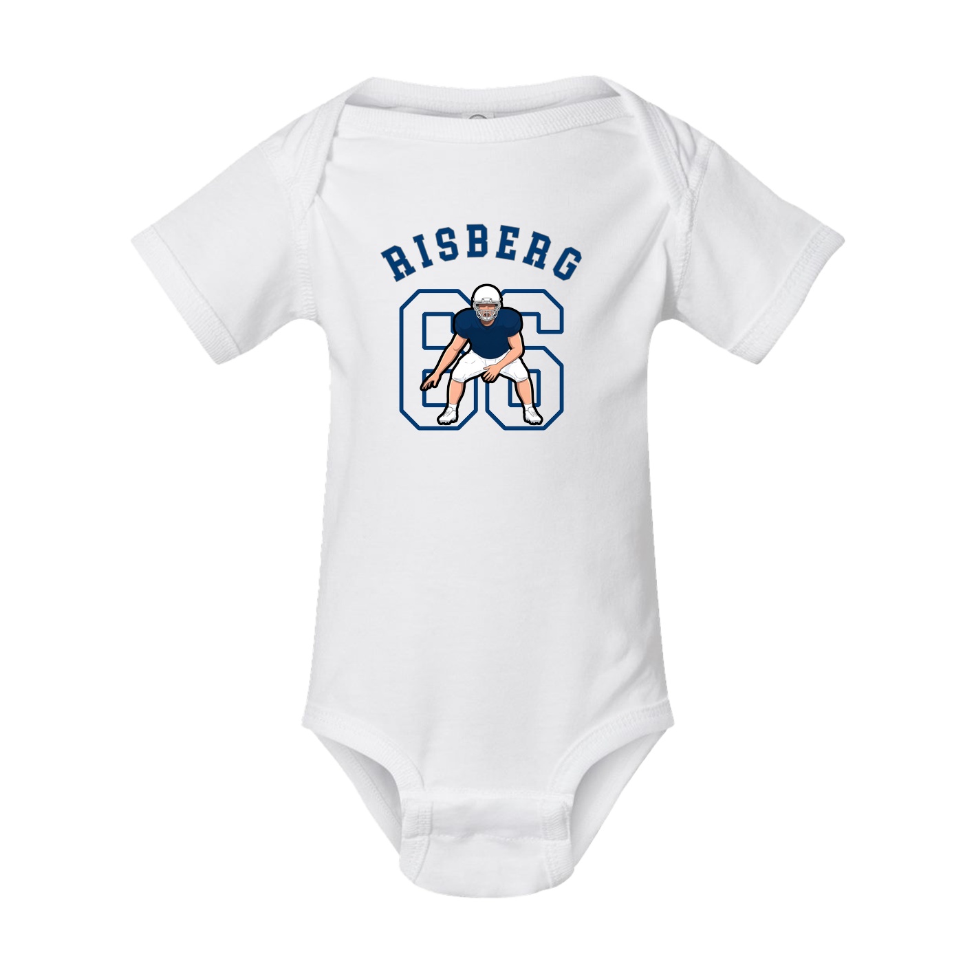 Baby Onesie — Shirsey Arch in White
