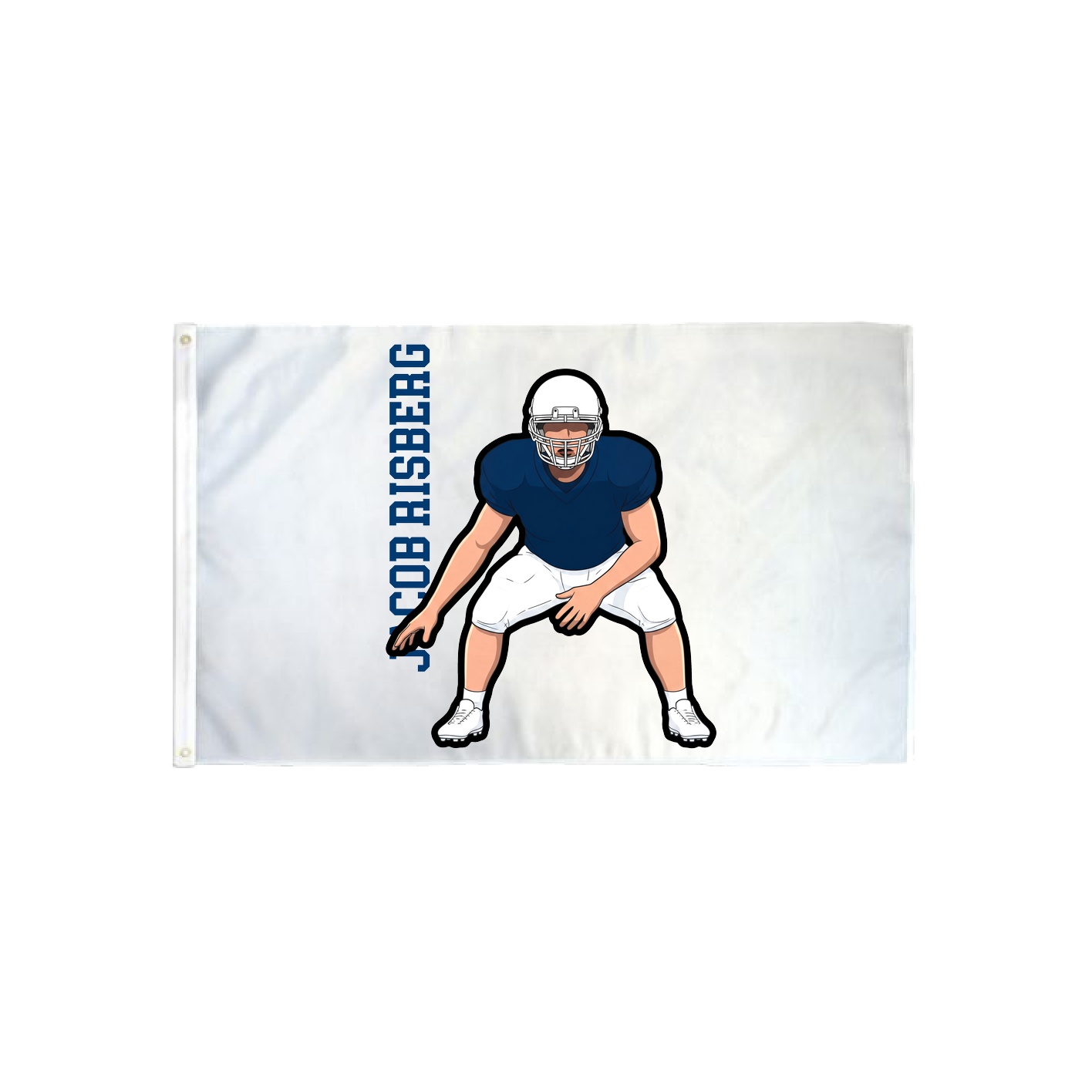 3x5 Flag — Name Vertical in Classic