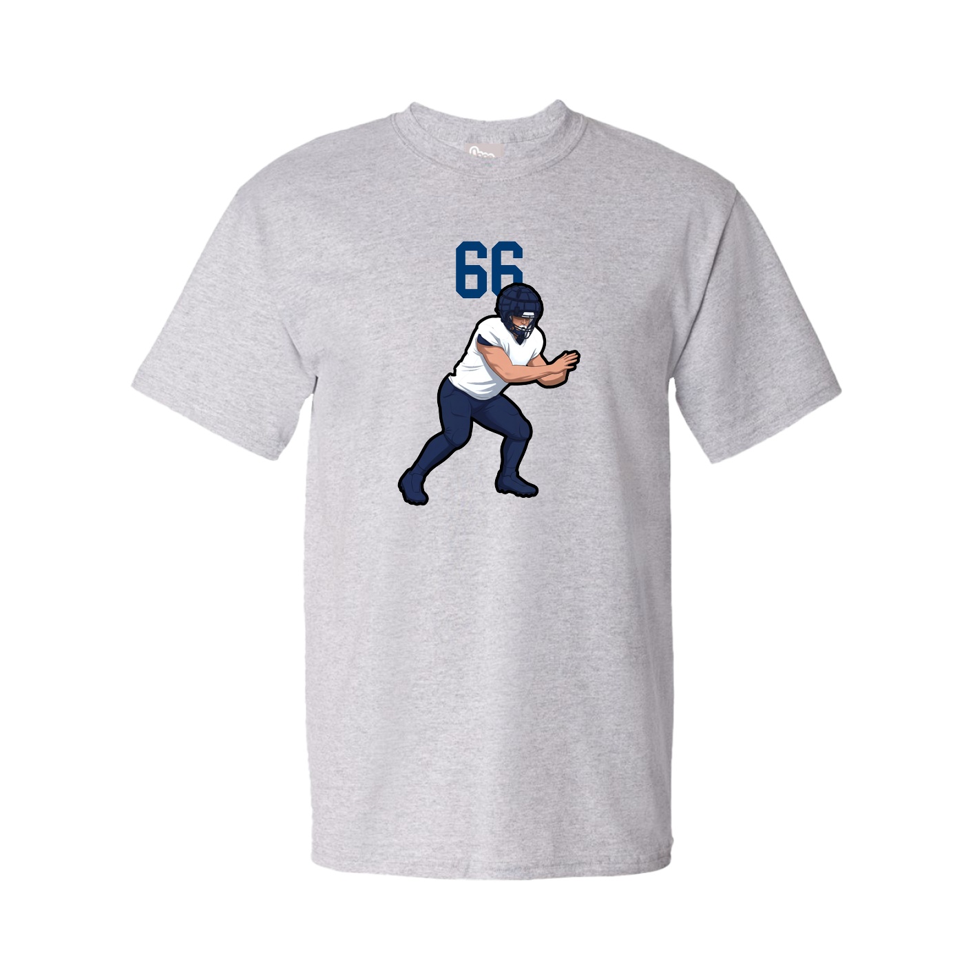 Tee — Number Top in Grey