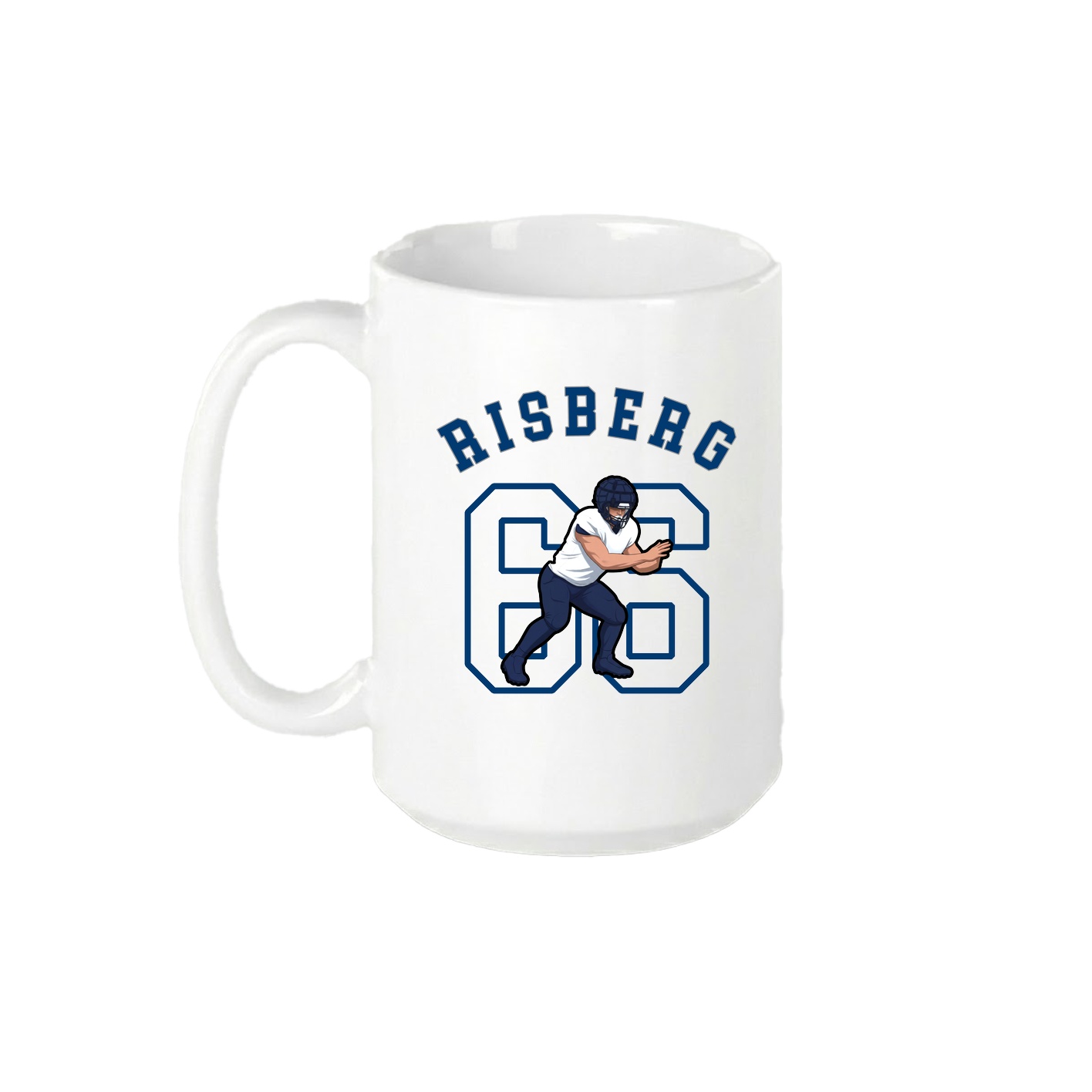 15oz Coffee Mug — Shirsey Arch in White