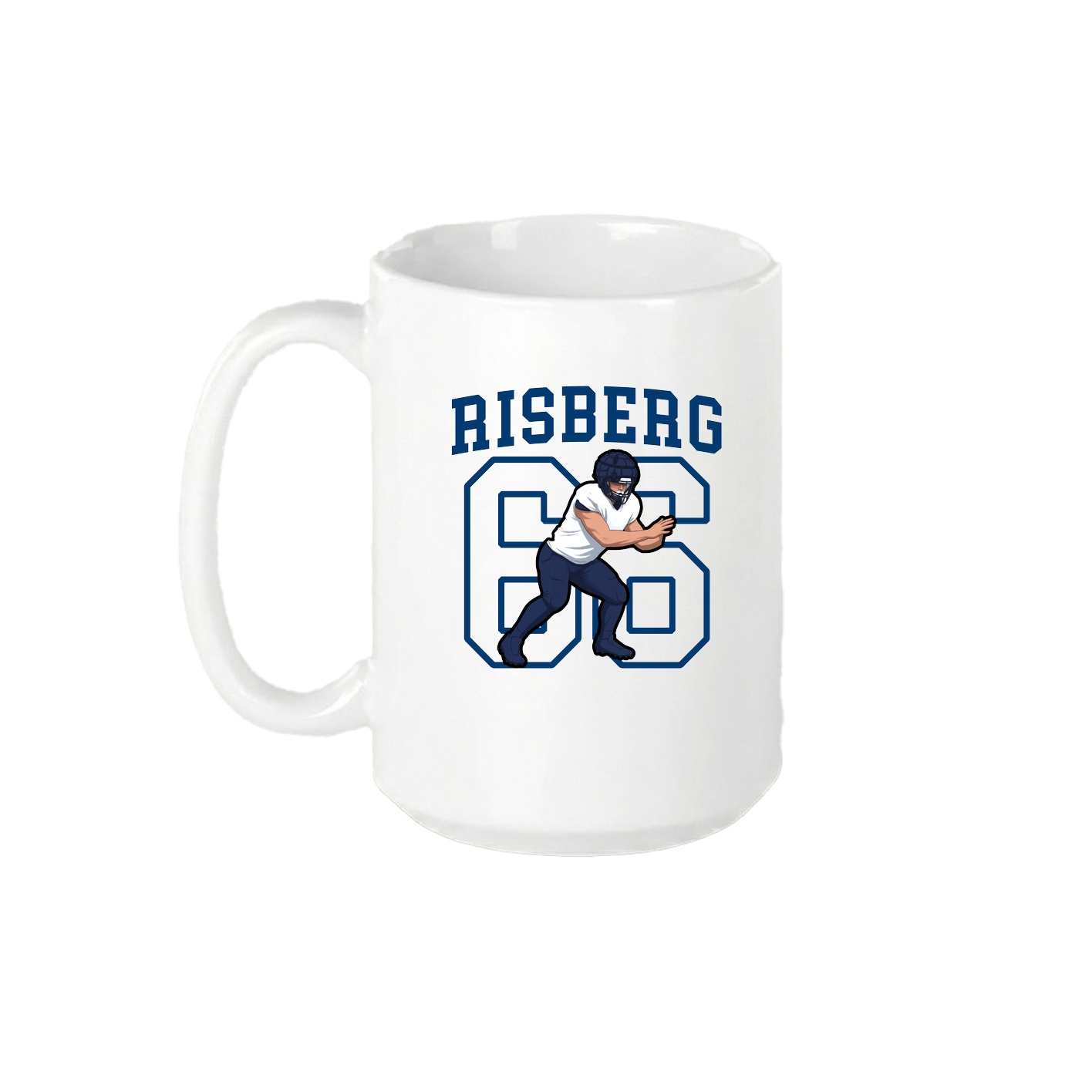 15oz Coffee Mug — Shirsey in White