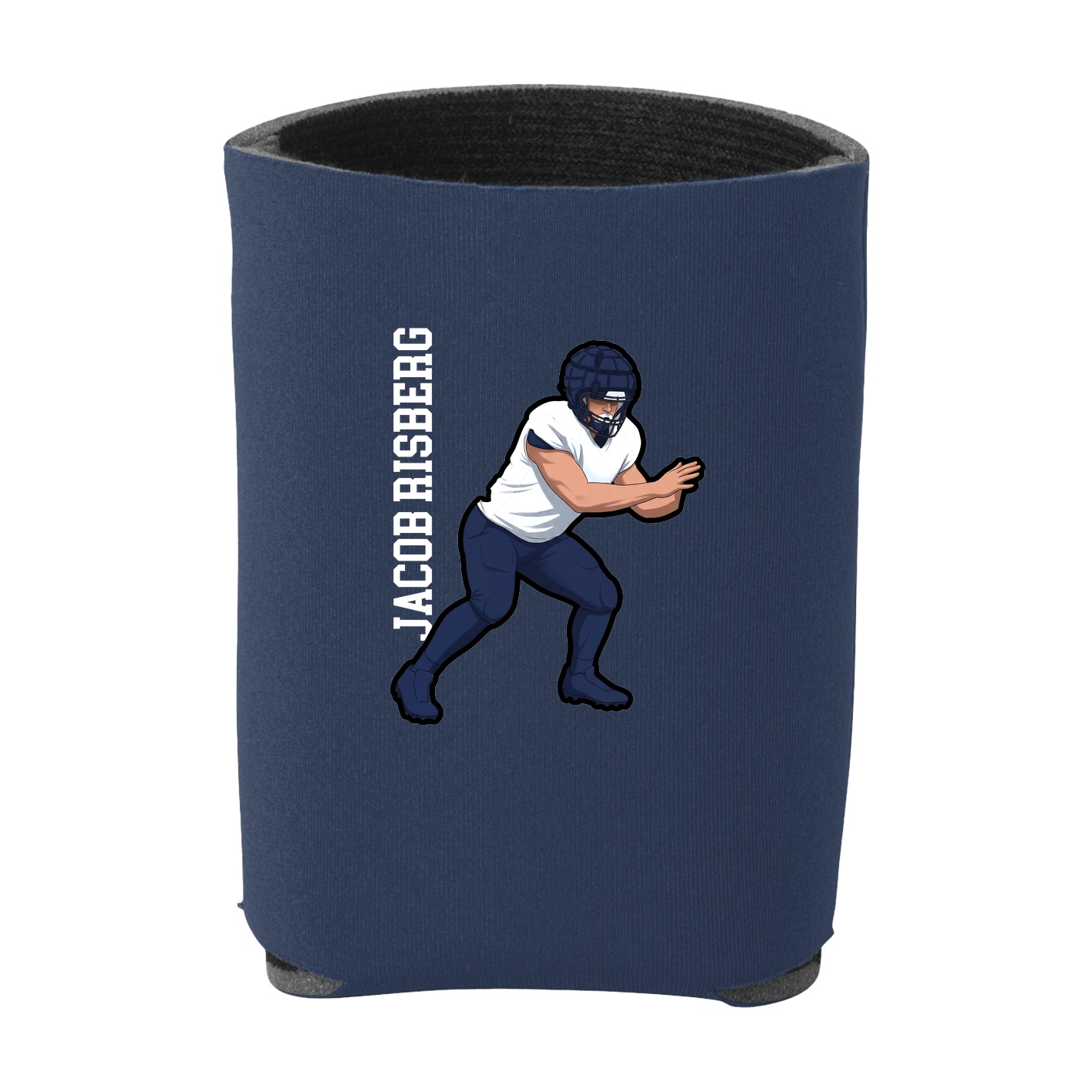 Can Holder — Name Vertical in Navy