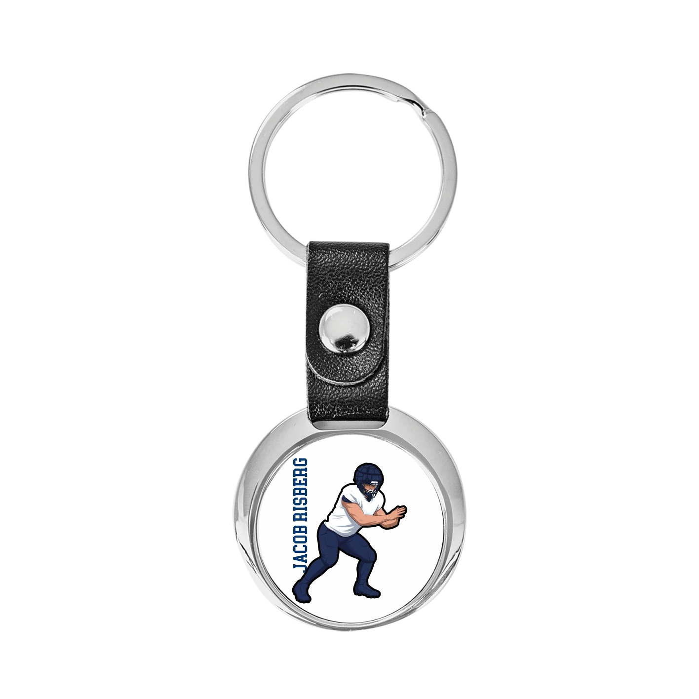 Key Chain — Name Vertical in Classic