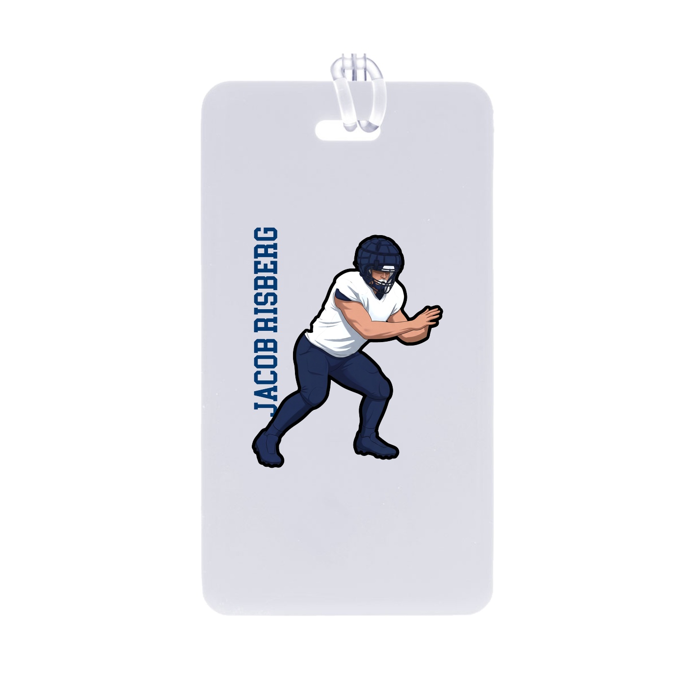 Bag Tag — Name Vertical in Classic