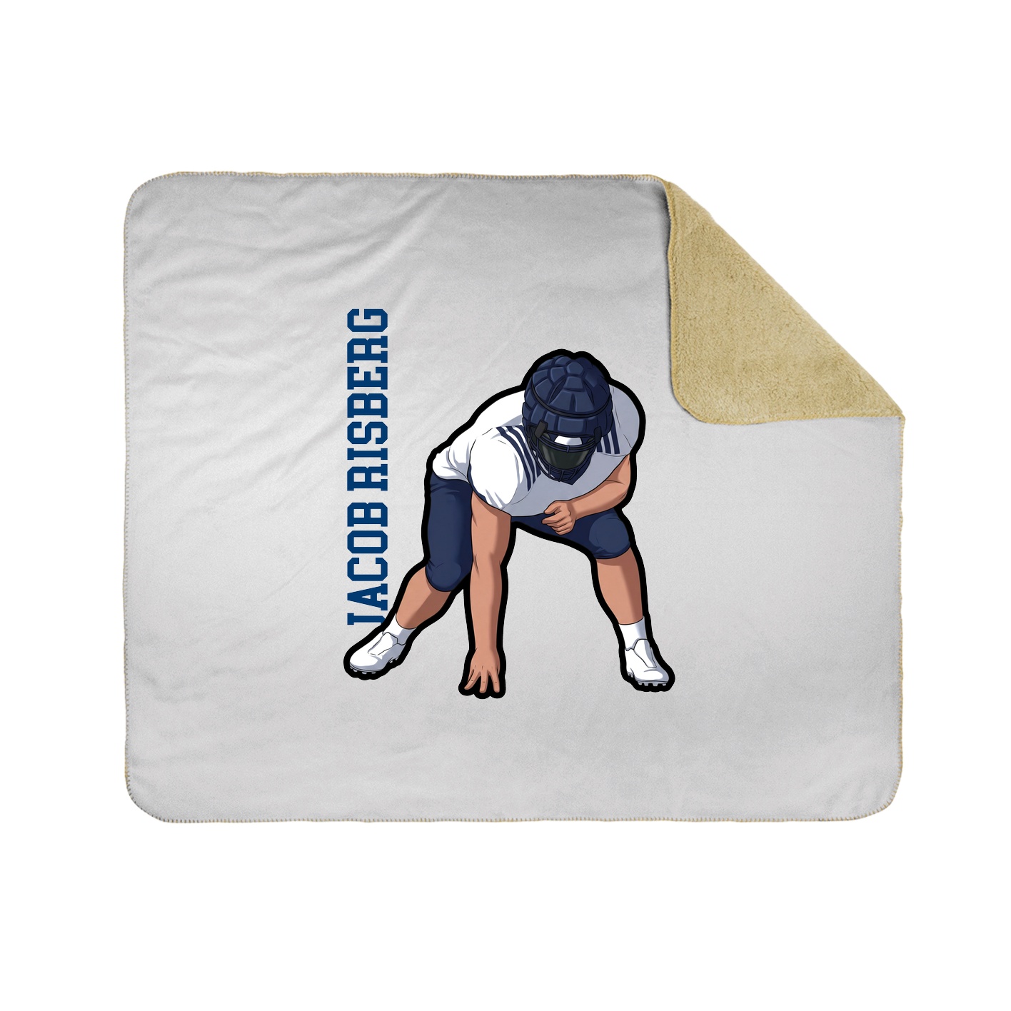 50x60 Sherpa Lined Throw Blanket