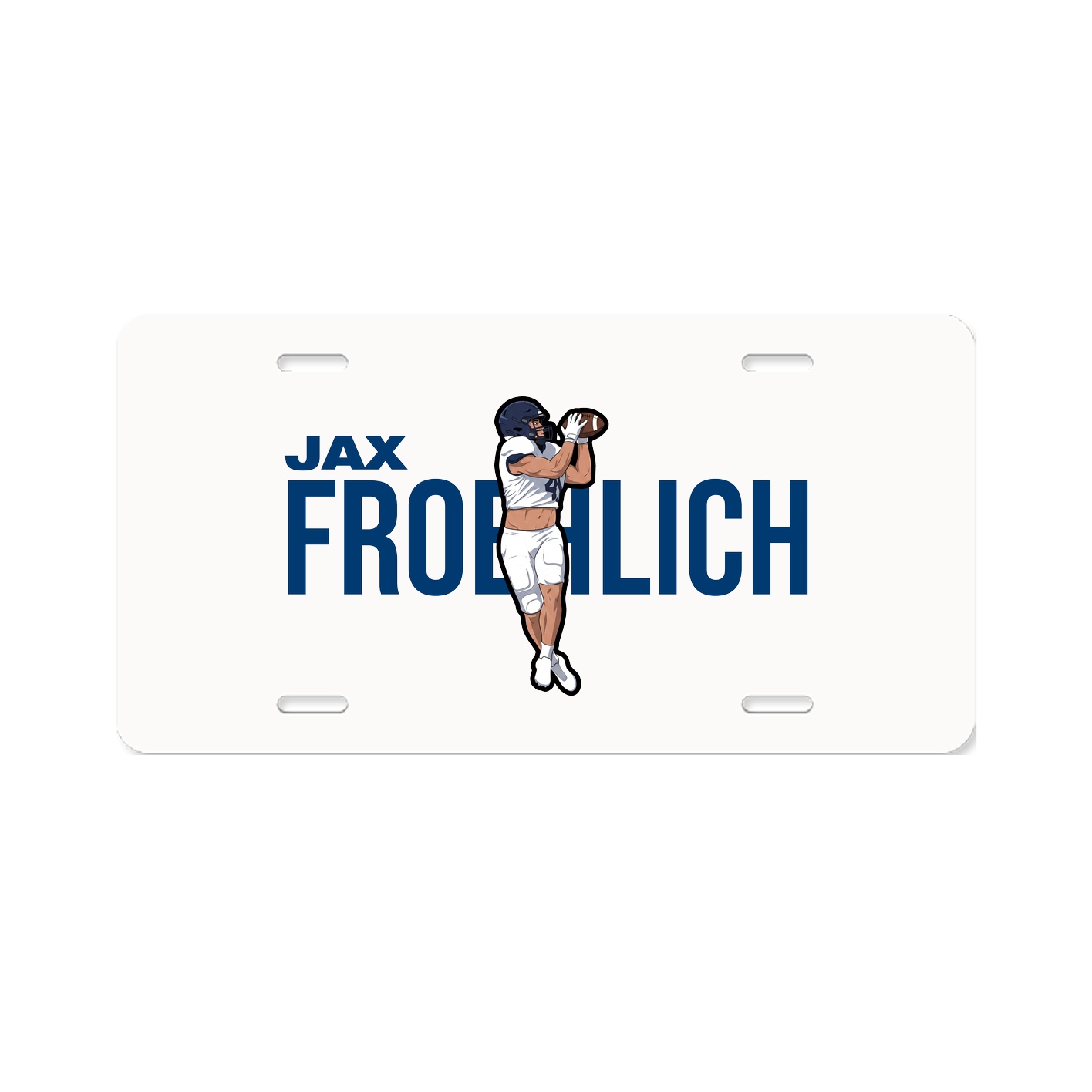 License Plate — Player Name in Classic