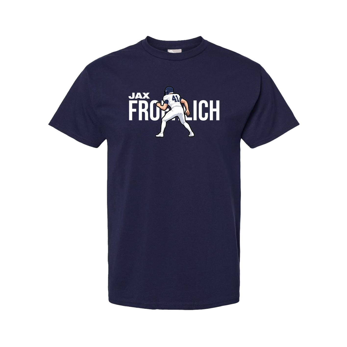 Tee — Player Name in Navy