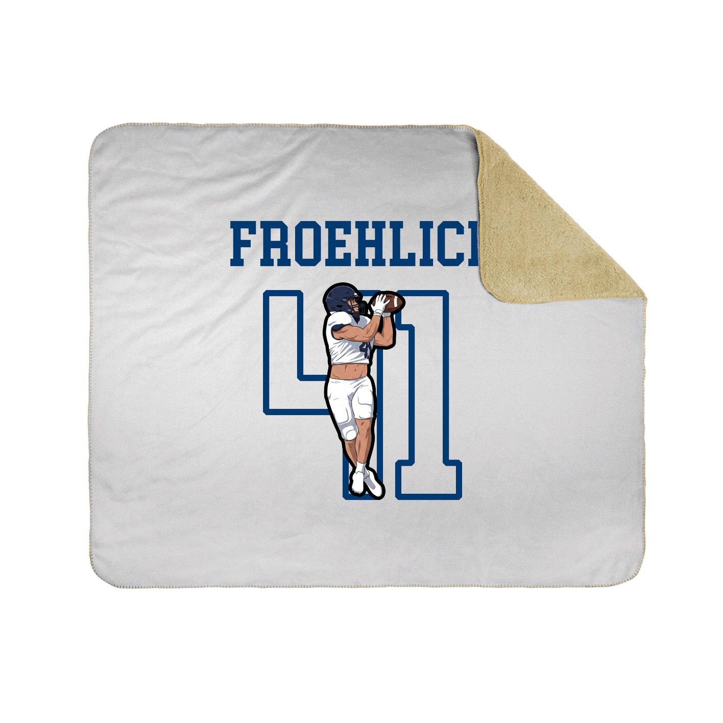 Throw Blanket — Shirsey in White
