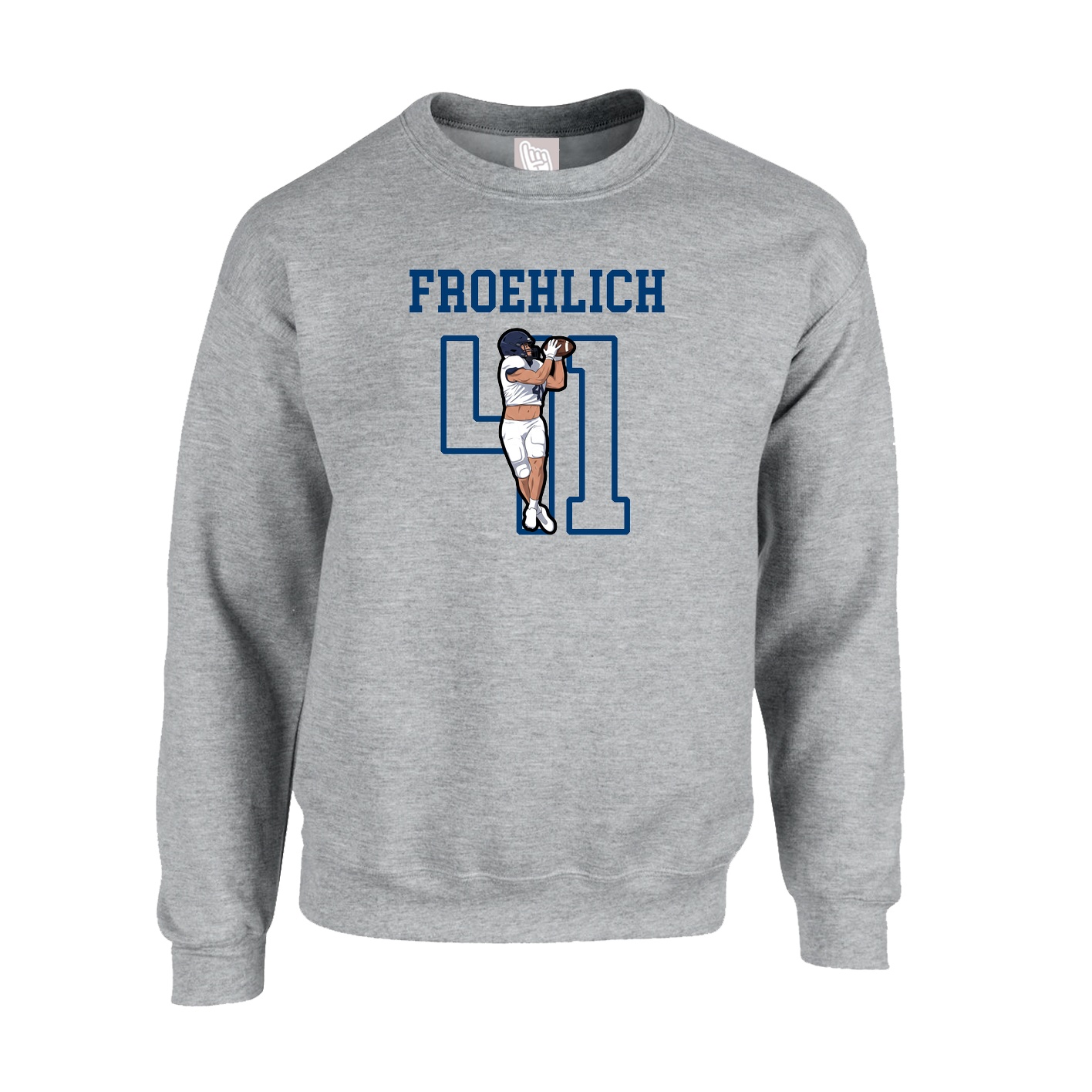 Fleece Crew — Shirsey in Grey