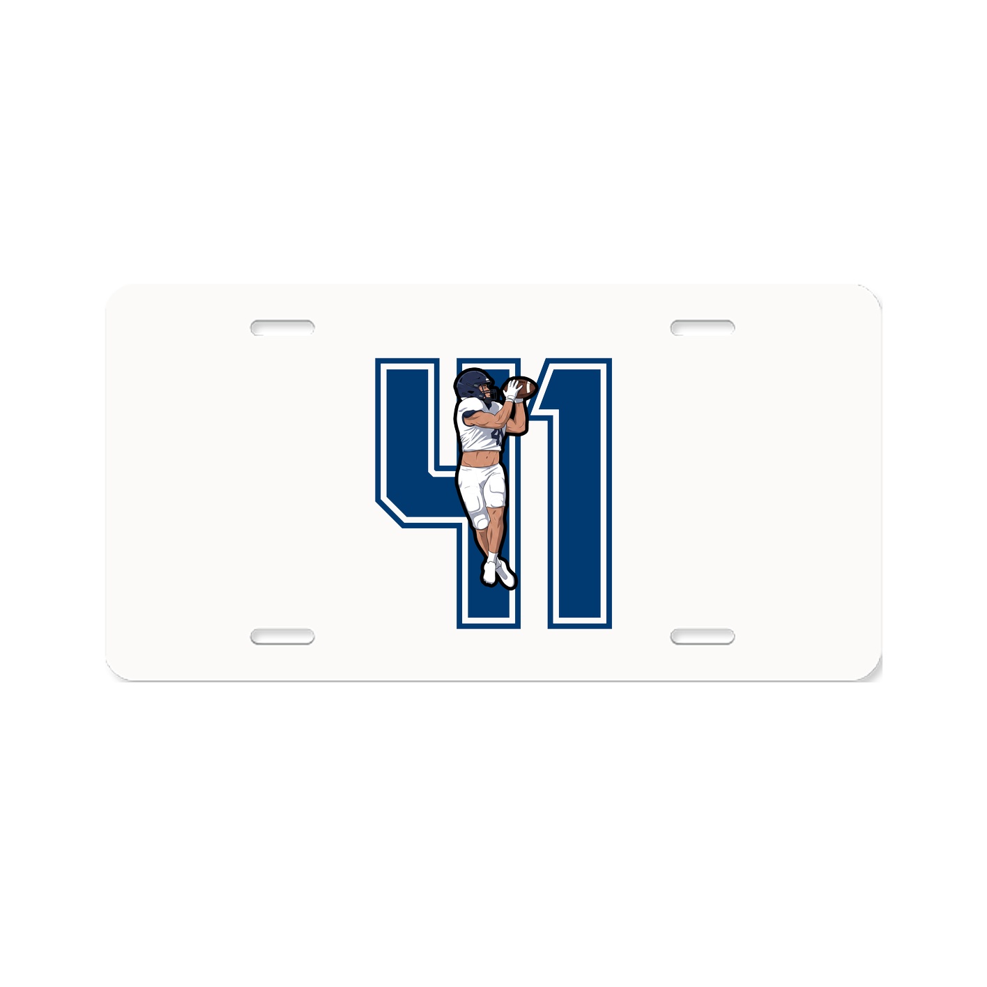 License Plate — Number in Classic
