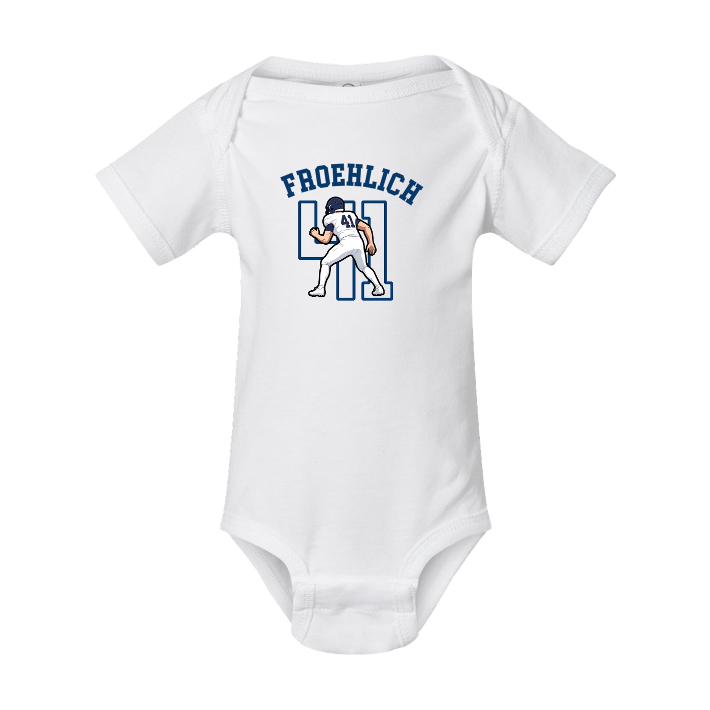 Baby Onesie — Shirsey Arch in White