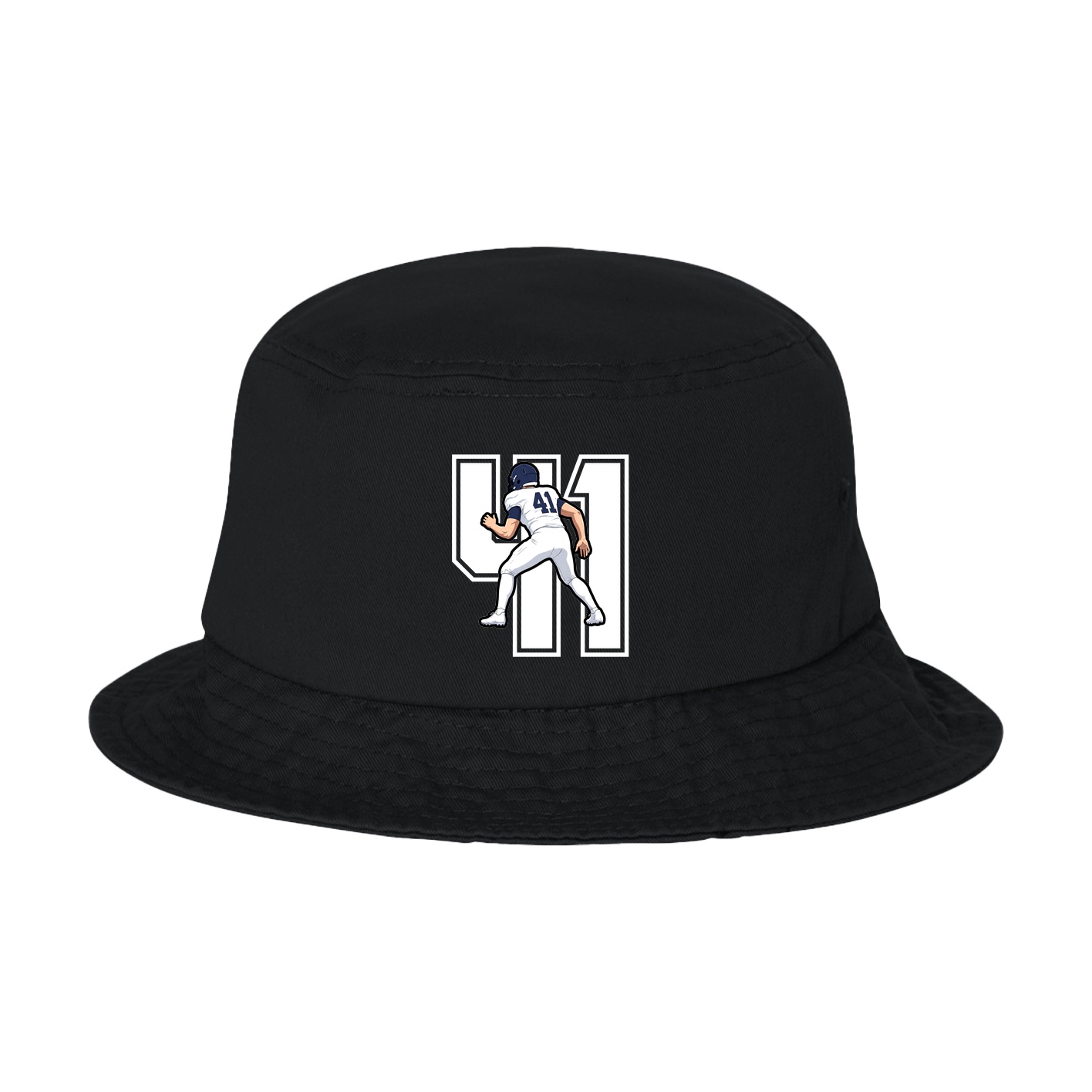 Bucket Cap — Number in Black
