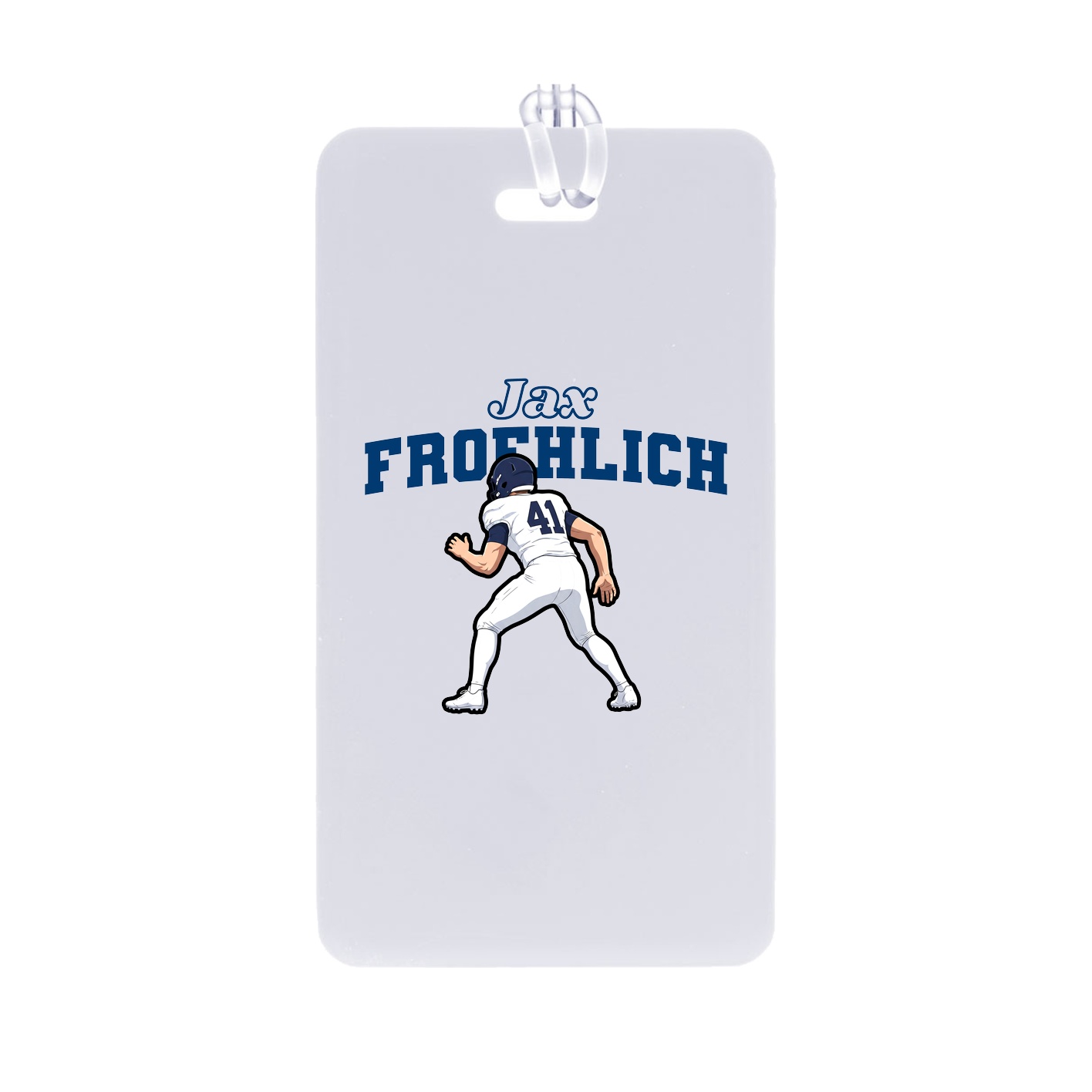 Bag Tag — Name Arch in Classic
