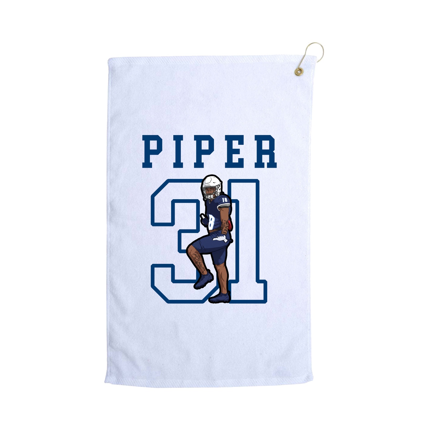 Golf Towel — Shirsey in White