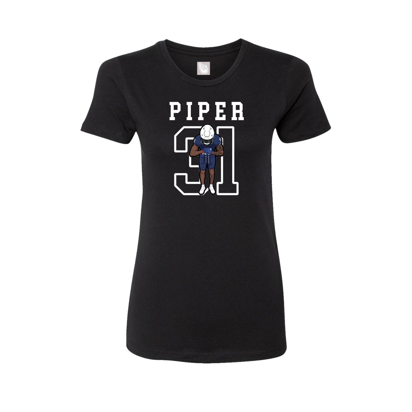 Fitted Women's Tee — Shirsey in Black