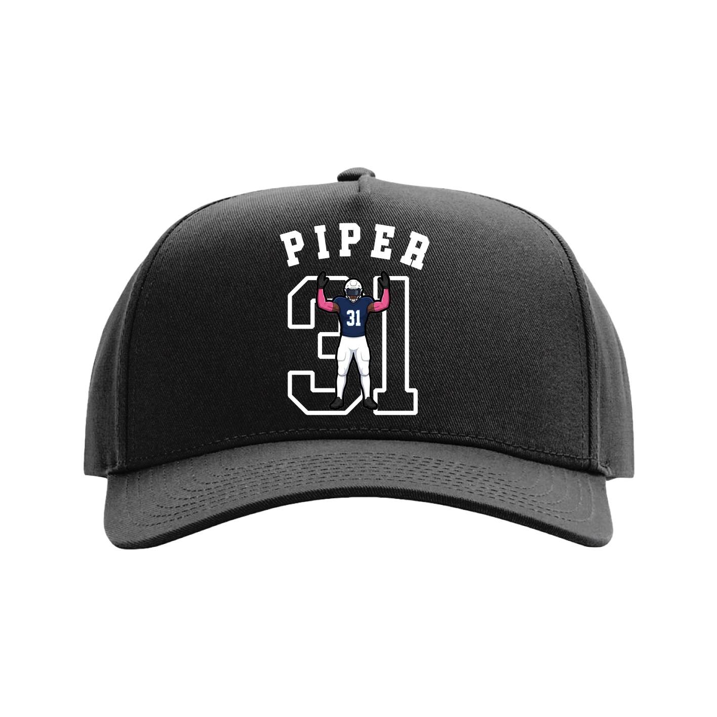 Full Fabric Five-Panel Champ Cap