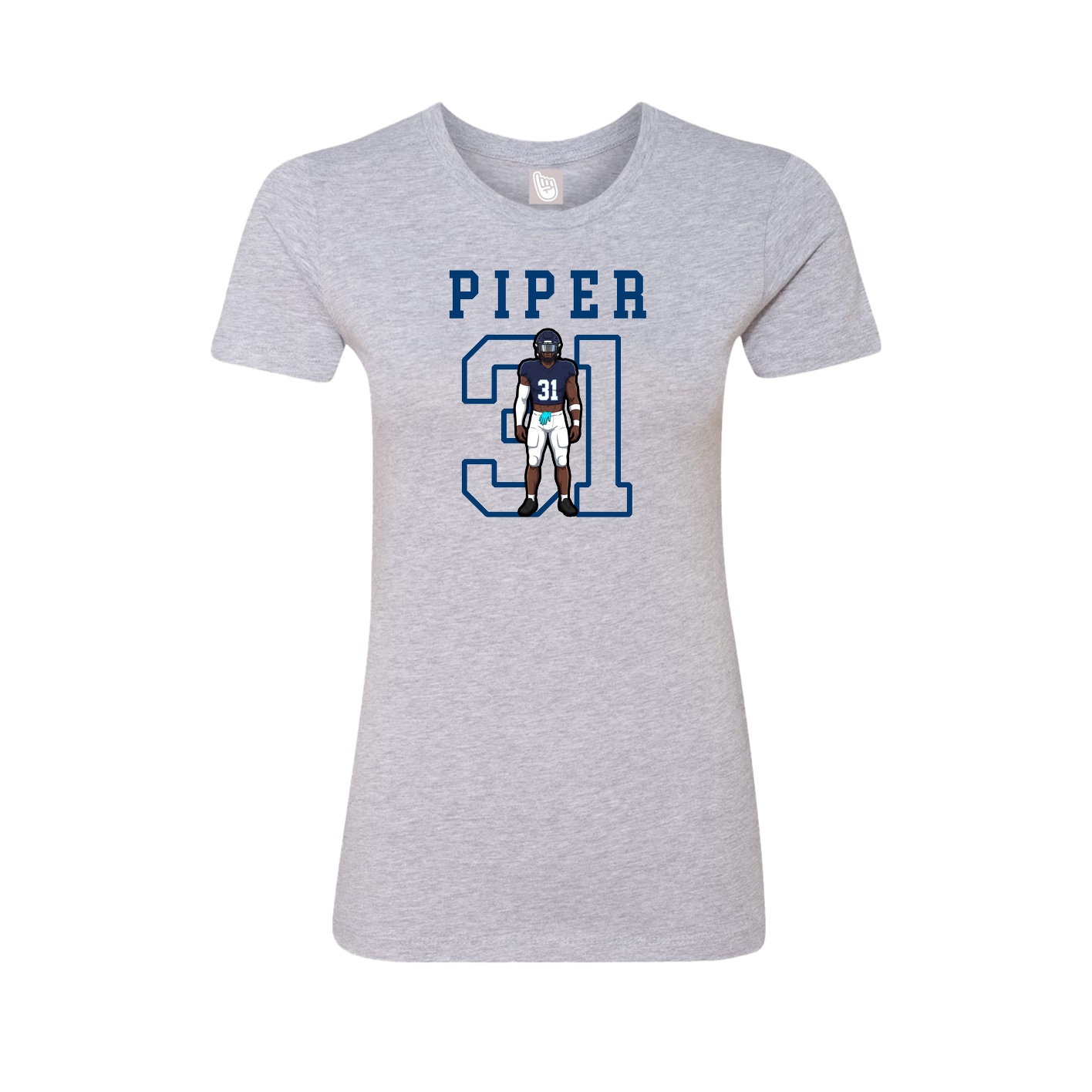 Fitted Women's Tee — Shirsey in Grey