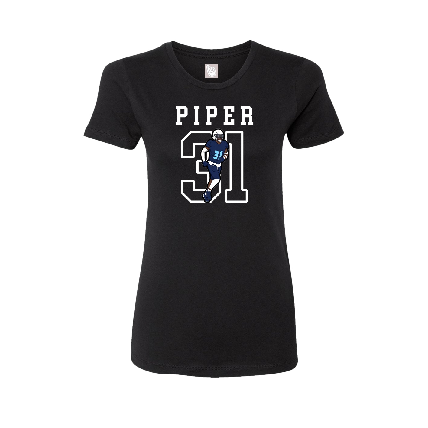 Fitted Women's Tee — Shirsey in Black