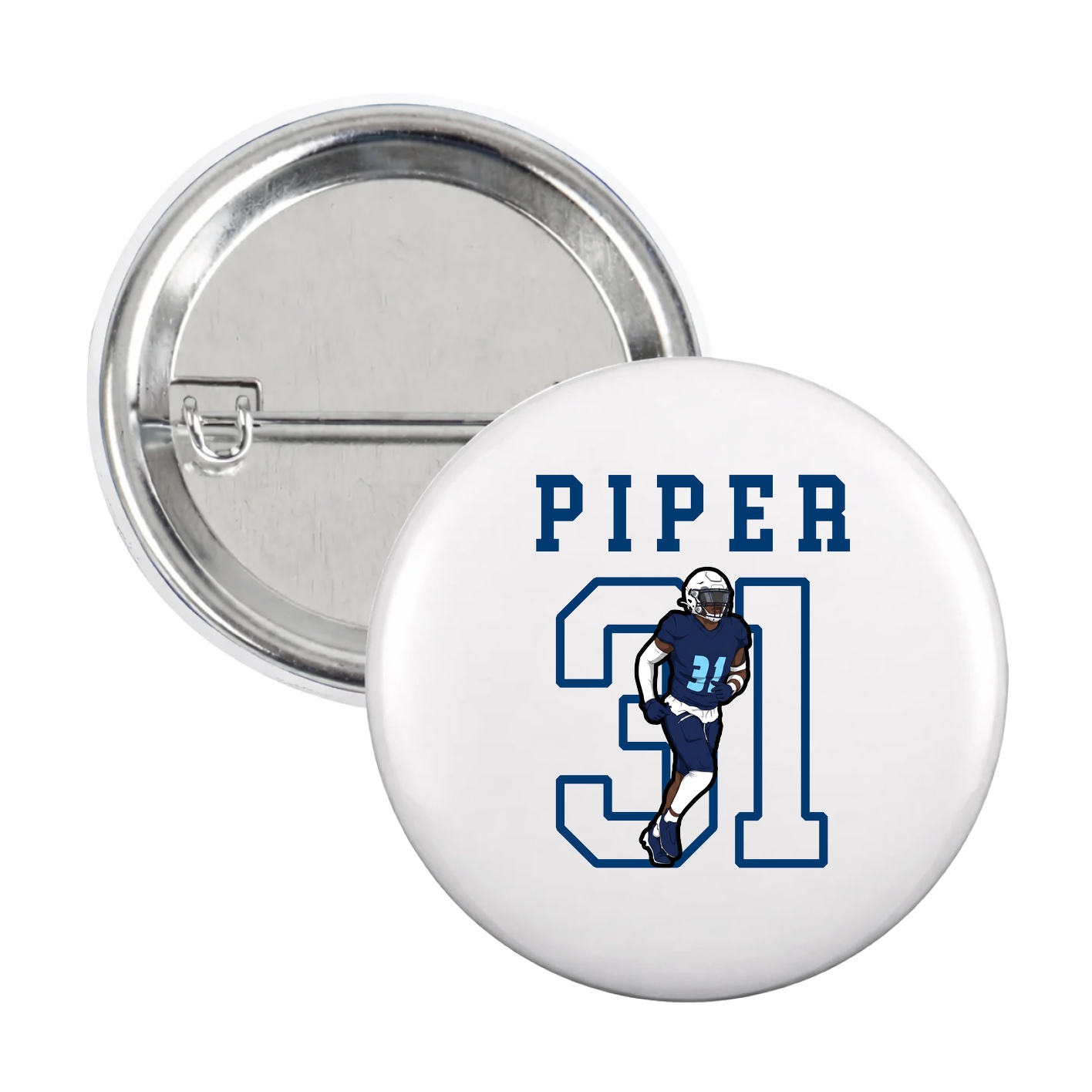 Game Day Button — Shirsey in White