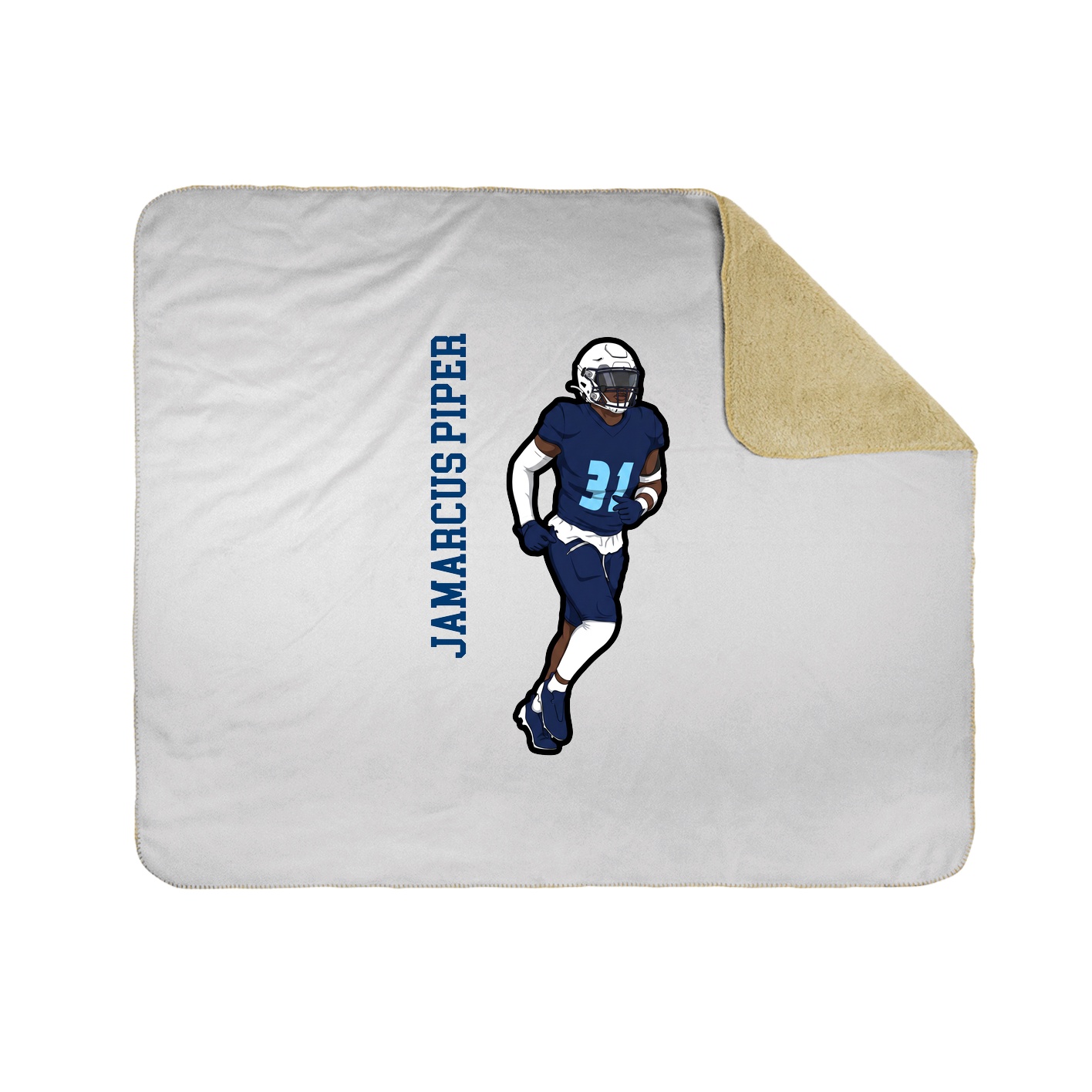 50x60 Sherpa Lined Throw Blanket