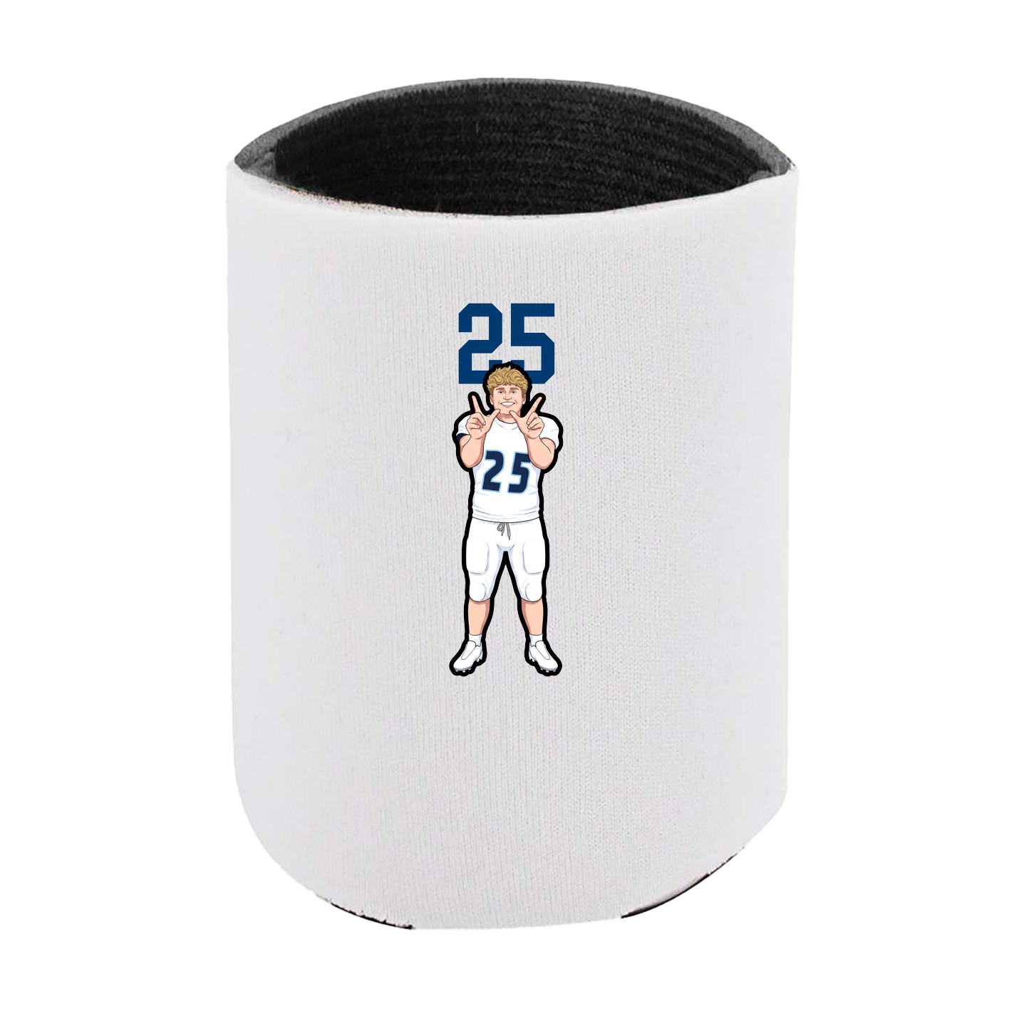 Can Holder — Number Top in White