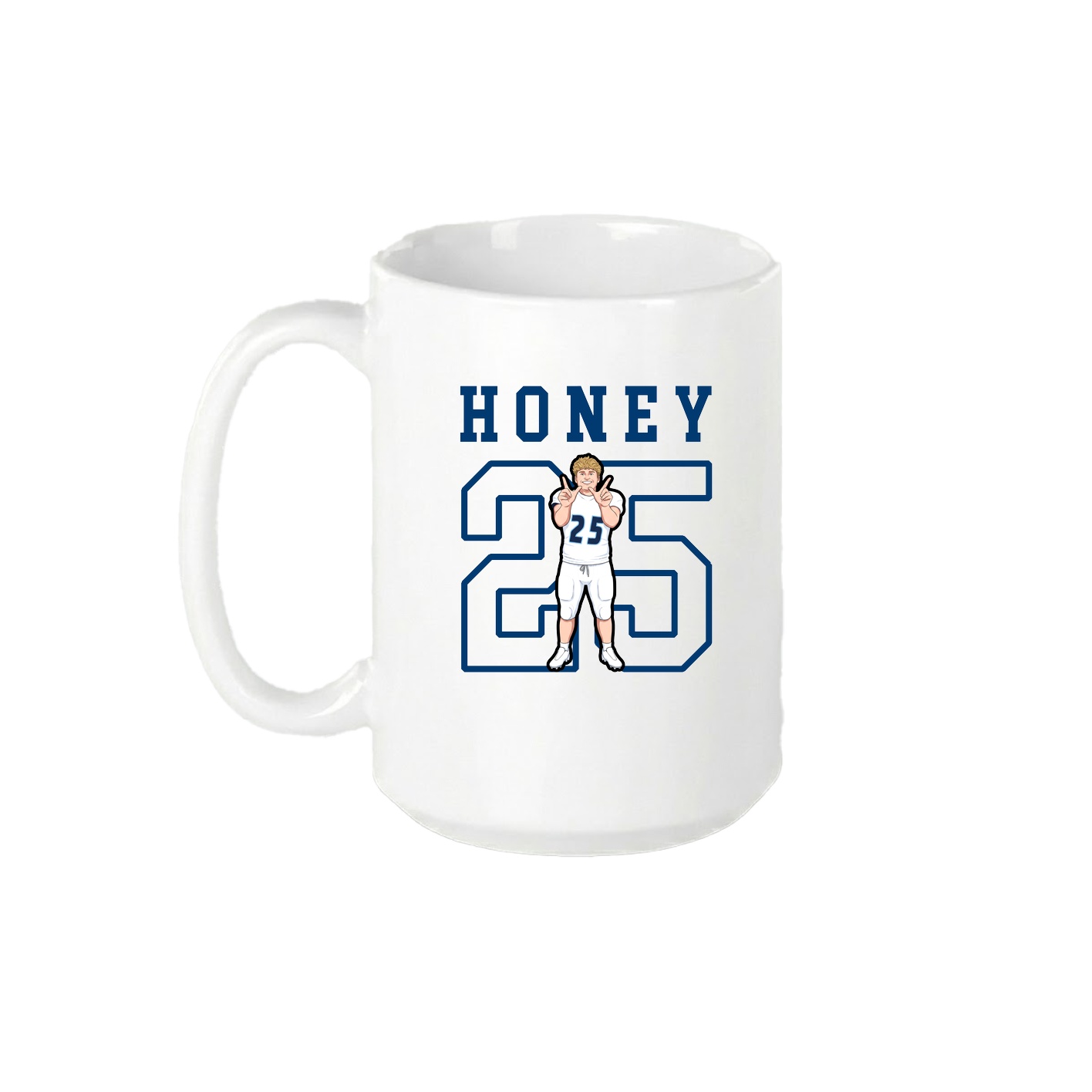 15oz Coffee Mug — Shirsey in White