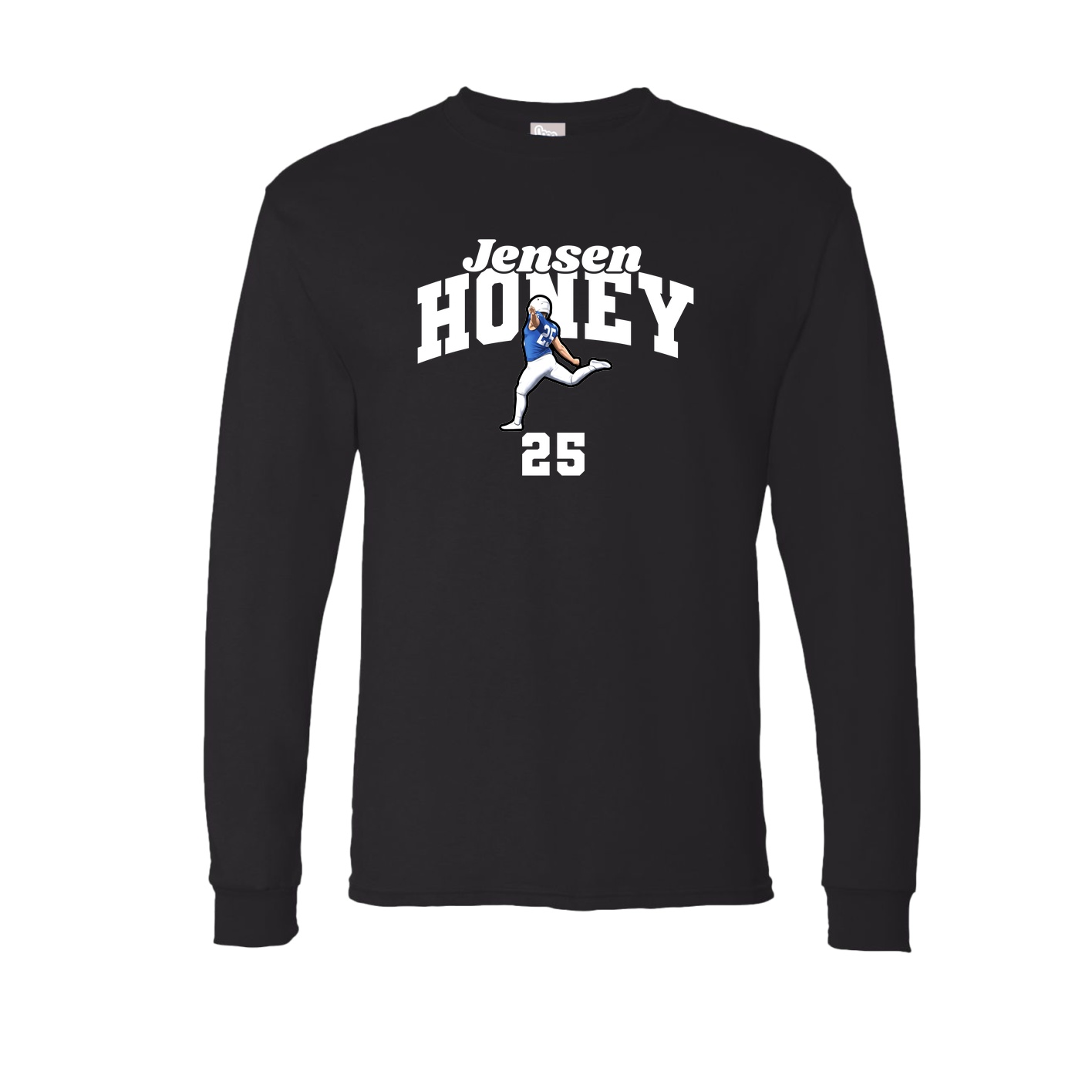 Long Sleeve Tee — Signature Arch in Black