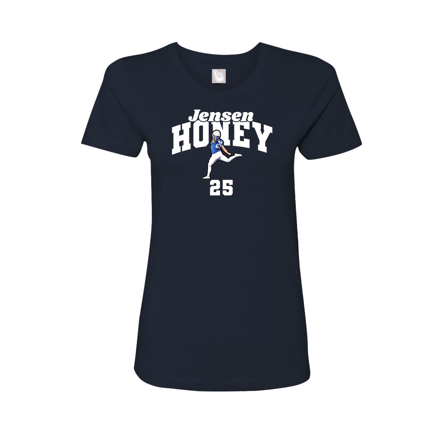 Womens Tee — Signature Arch in Navy