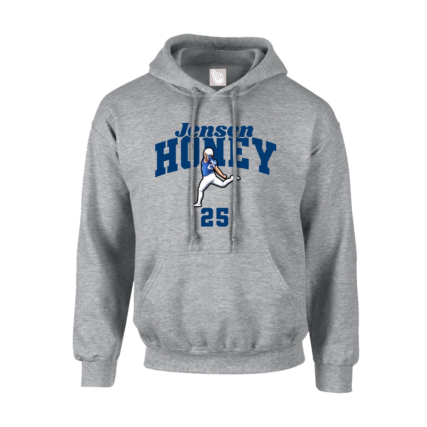 Hoodie — Signature Arch in Grey