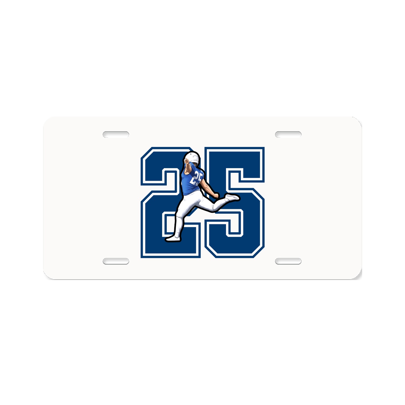 License Plate — Number in Classic