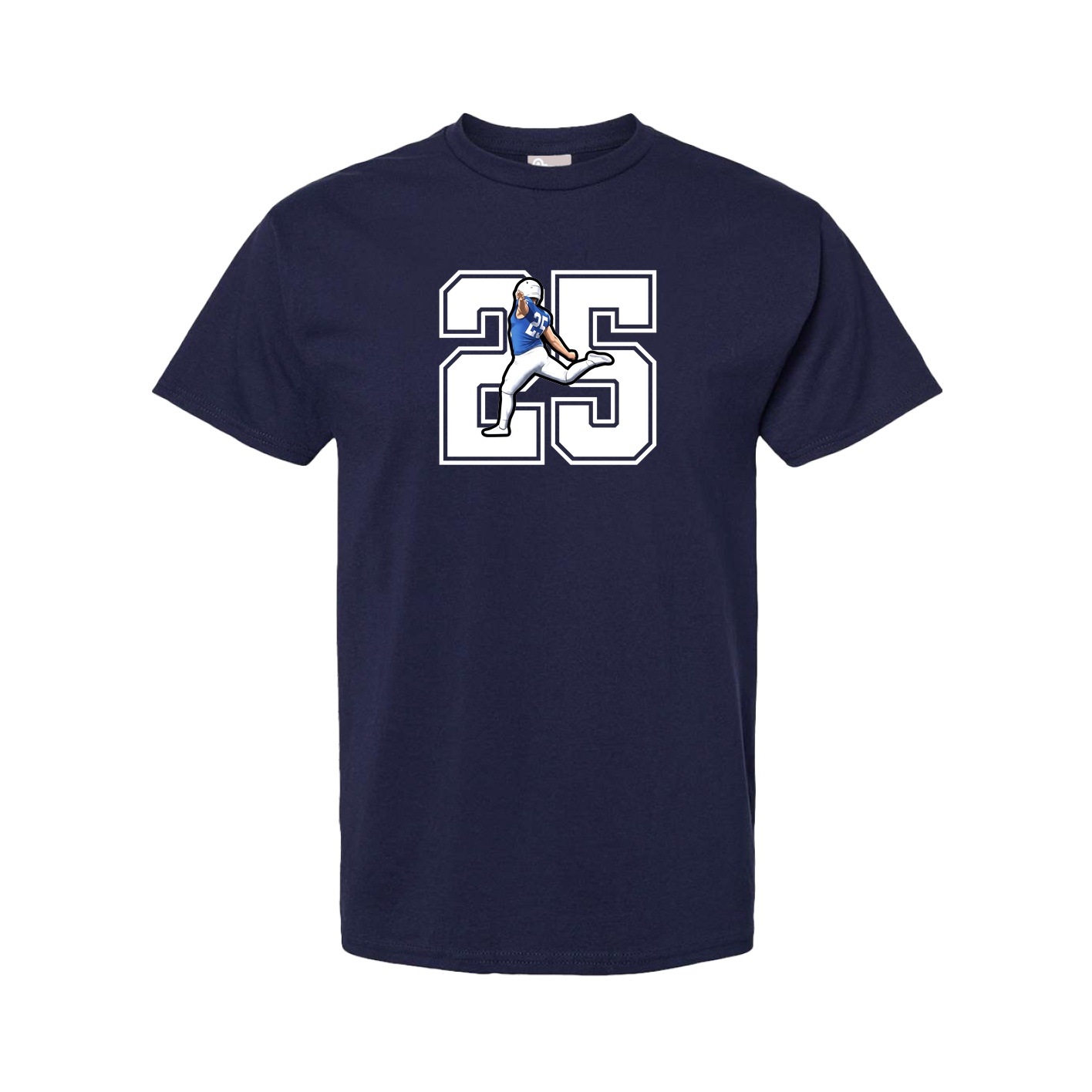 Tee — Number in Navy