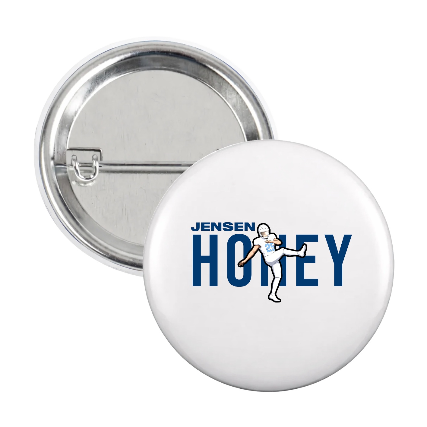 Game Day Button — Player Name in White