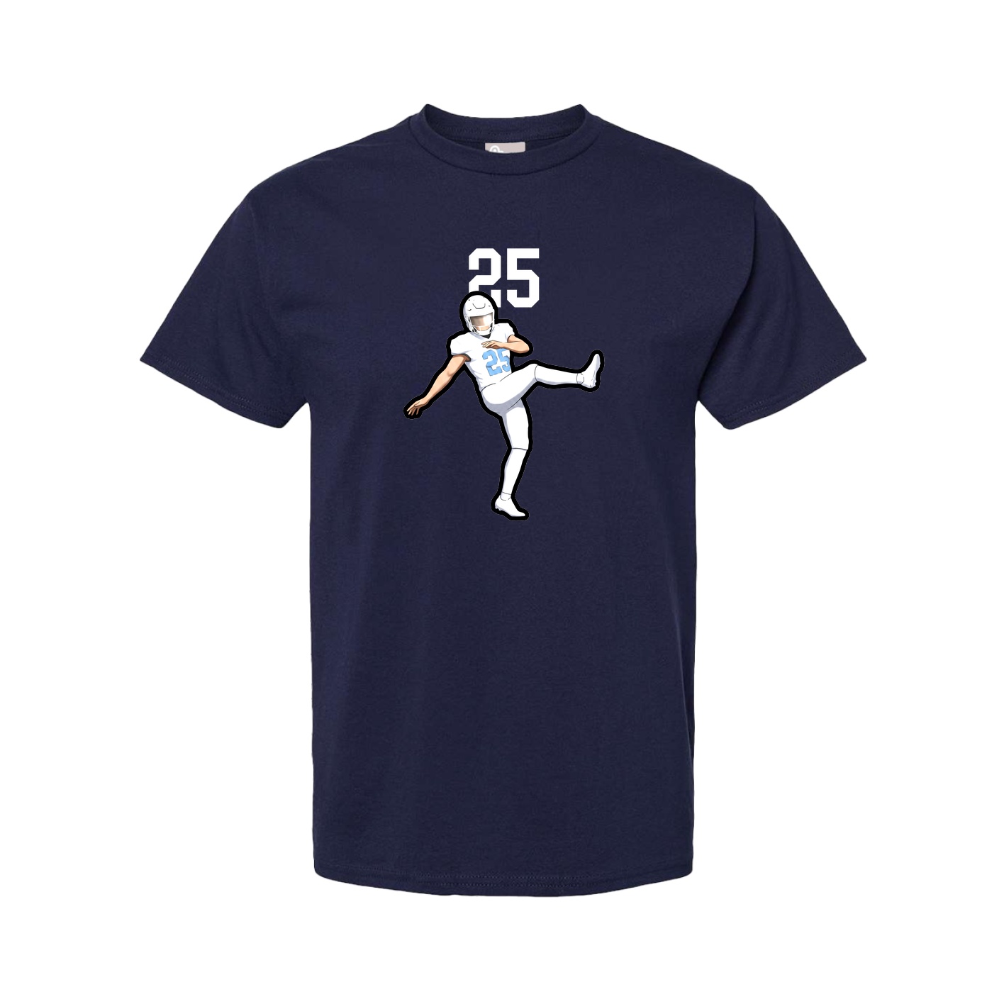 Youth Tee — Number Top in Navy