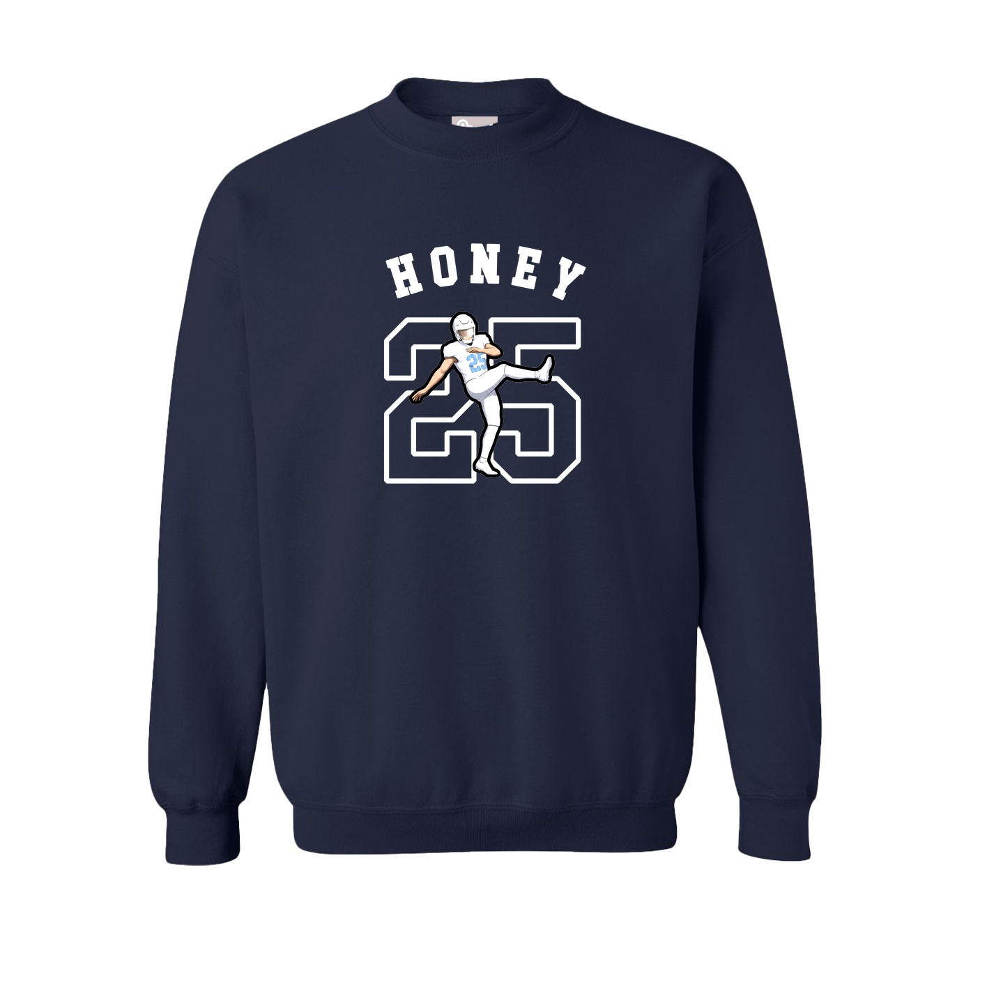 Fleece Crew — Shirsey Arch in Navy