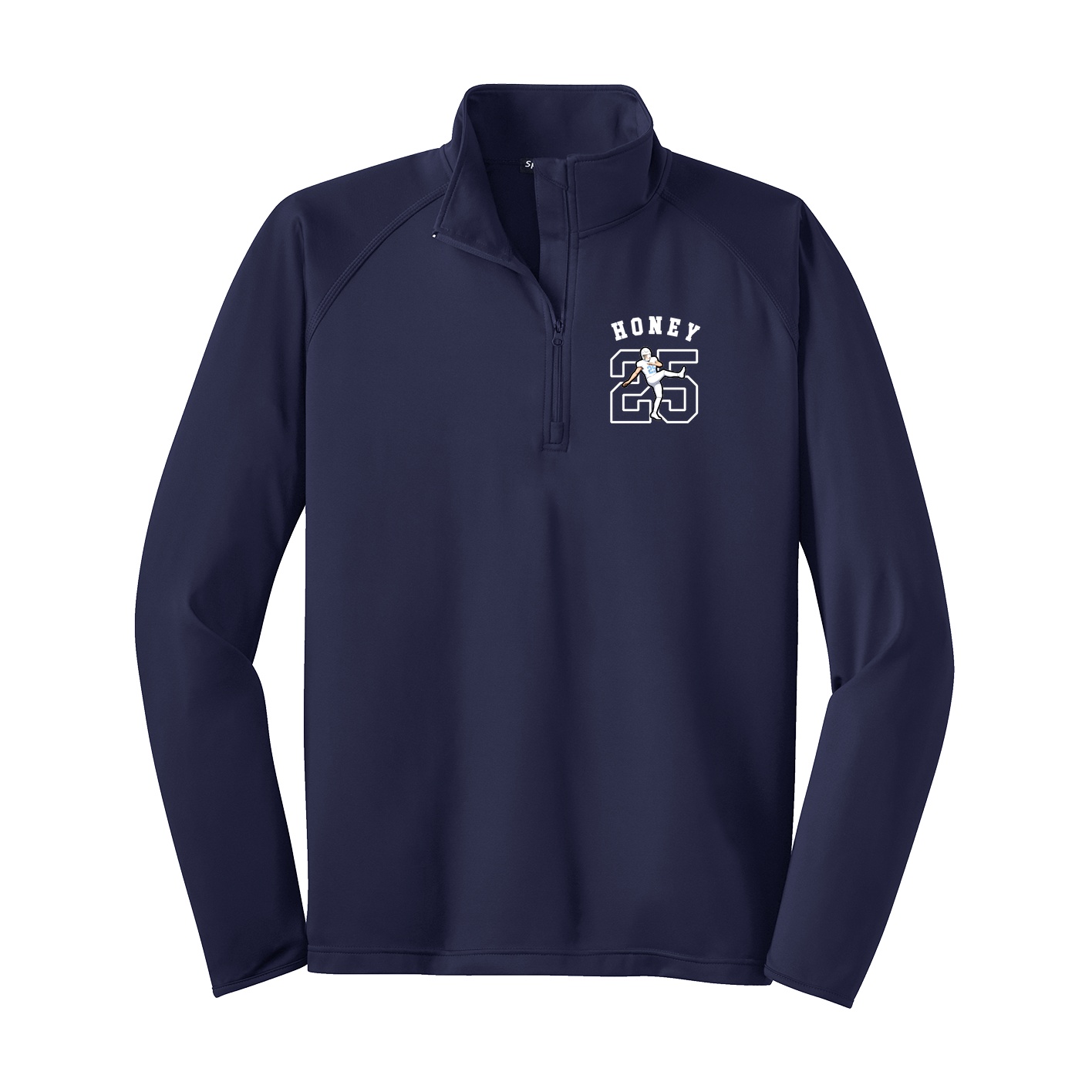 Q-Zip Pullover — Shirsey Arch in Navy