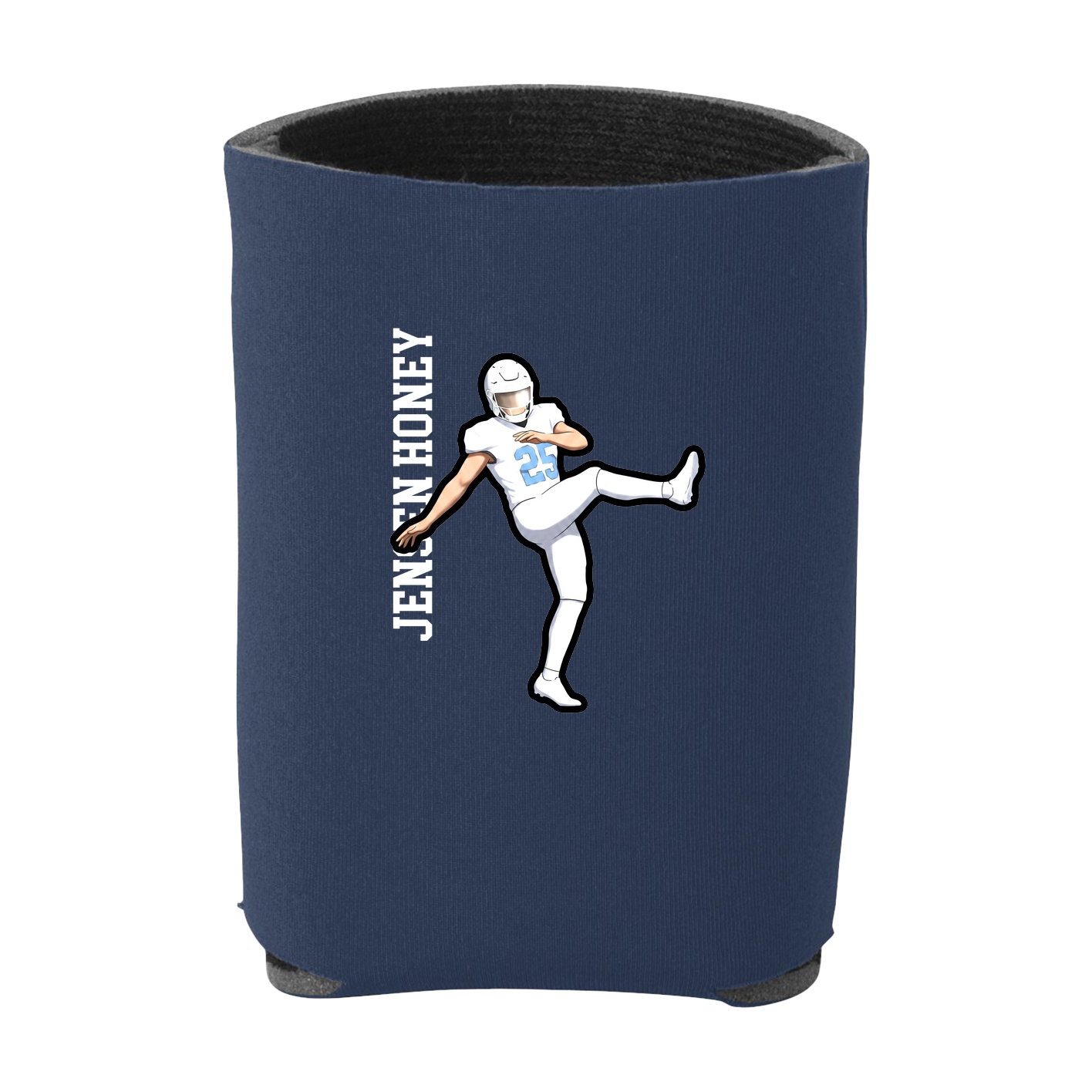 Can Holder — Name Vertical in Navy