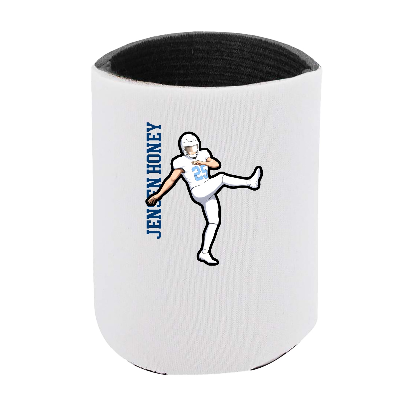 Can Holder — Name Vertical in White