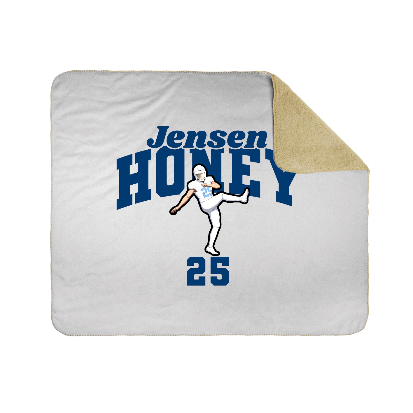 Throw Blanket — Signature Arch in White