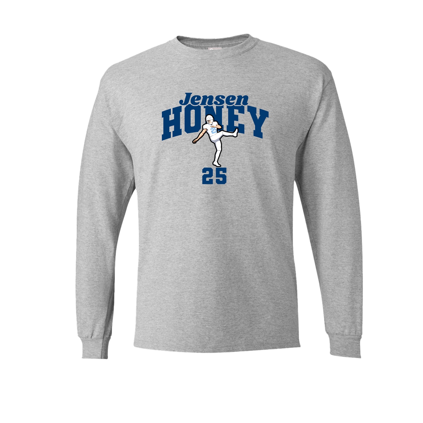 Long Sleeve Tee — Signature Arch in Grey