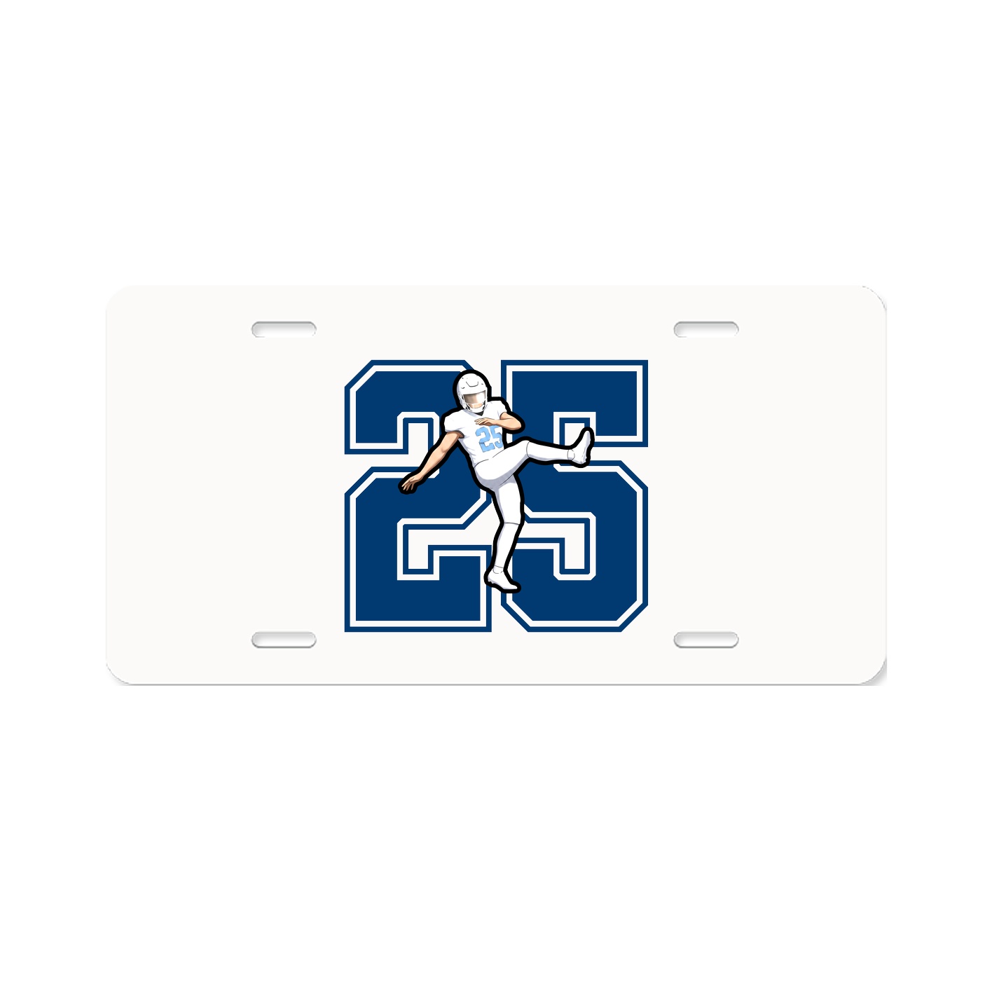 License Plate — Number in Classic