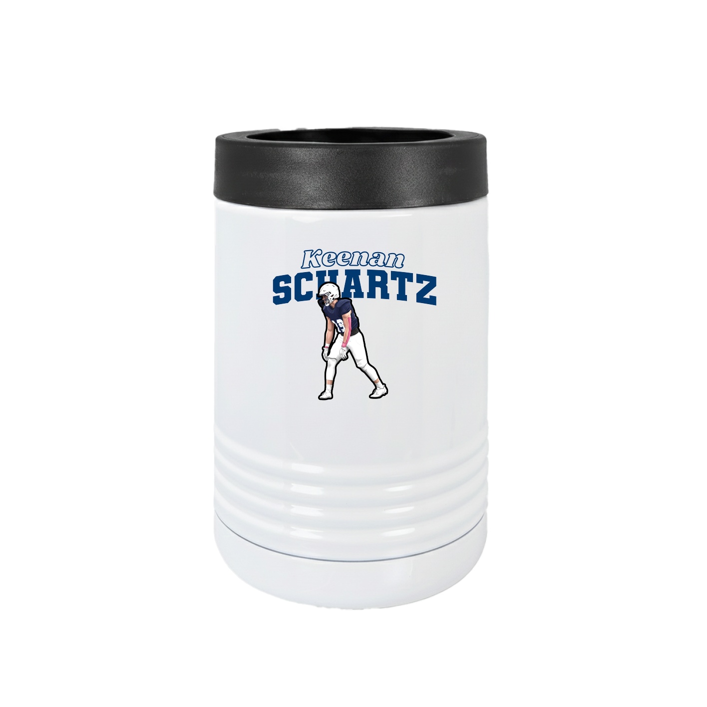 Beverage Holder — Name Arch in White