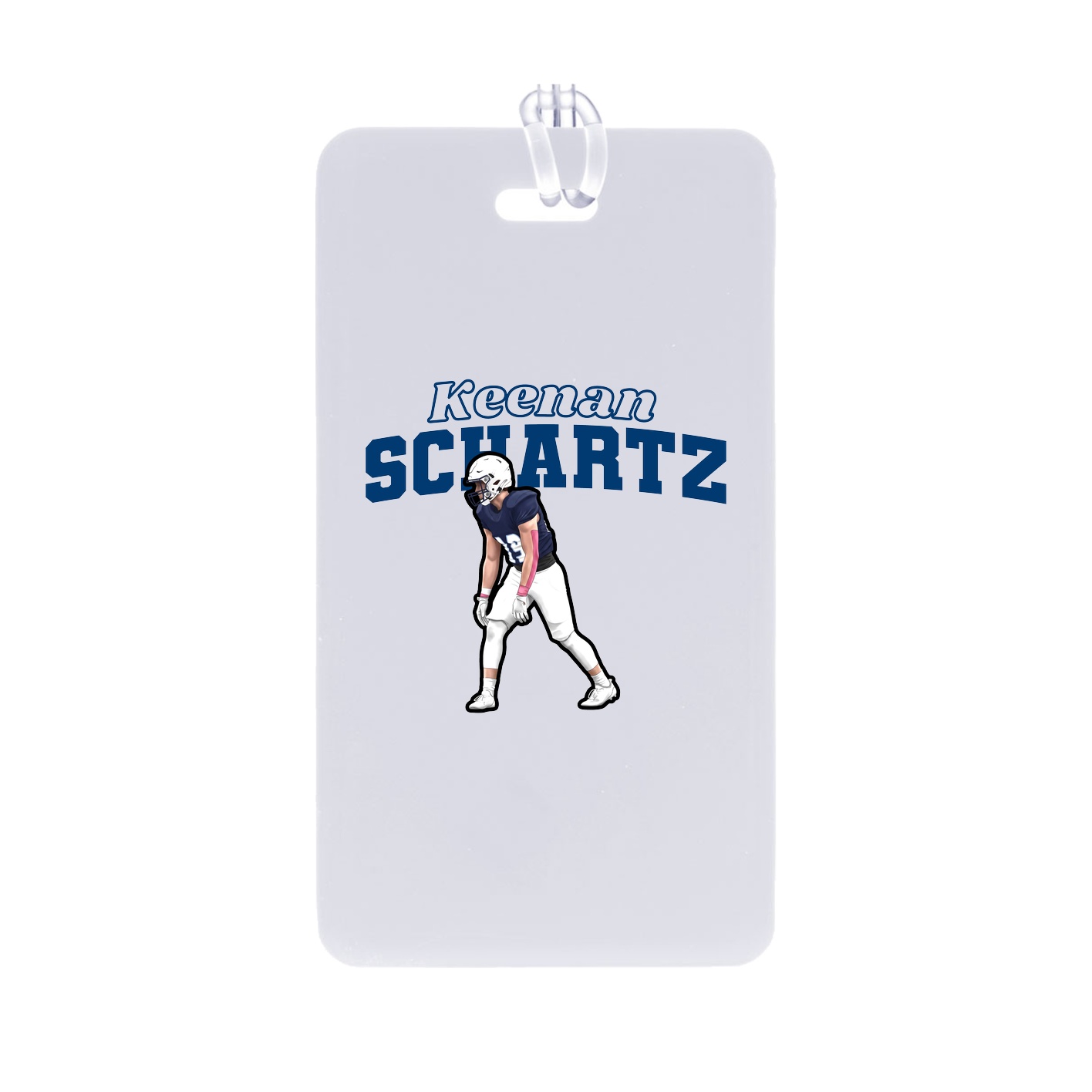 Bag Tag — Name Arch in Classic