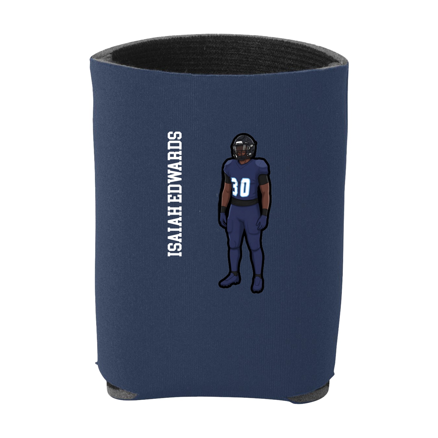 Can Holder — Name Vertical in Navy