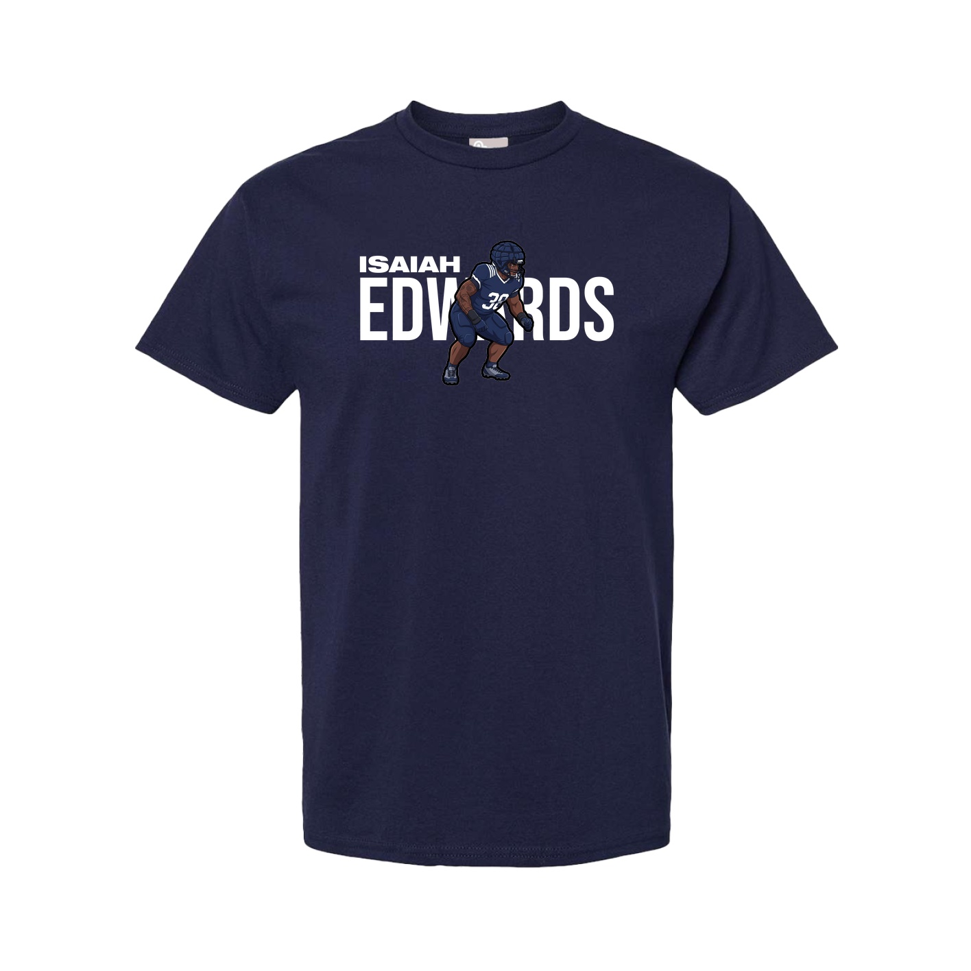 Tee — Player Name in Navy