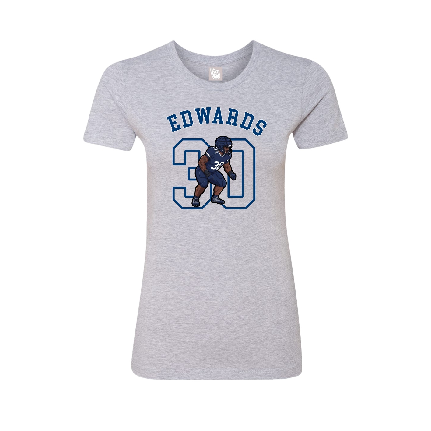 Fitted Women's Tee — Shirsey Arch in Grey
