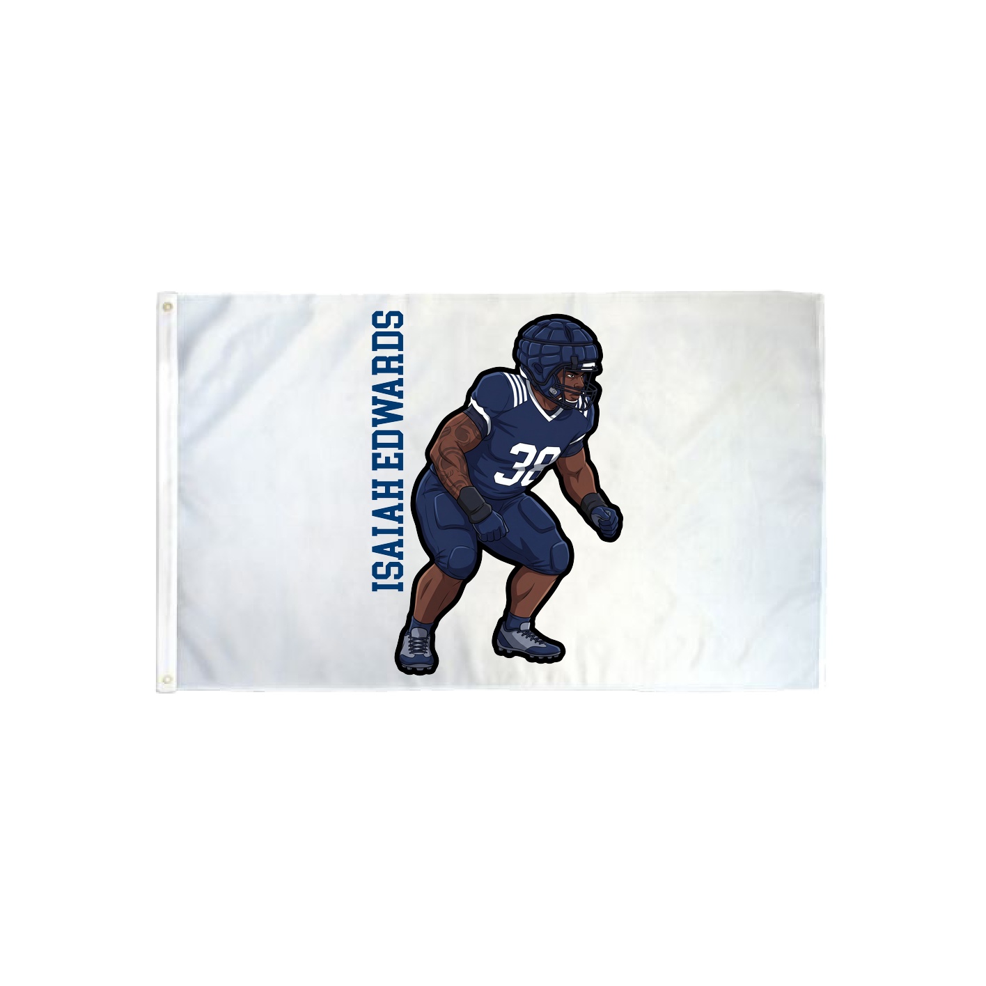 3x5 Flag — Name Vertical in Classic